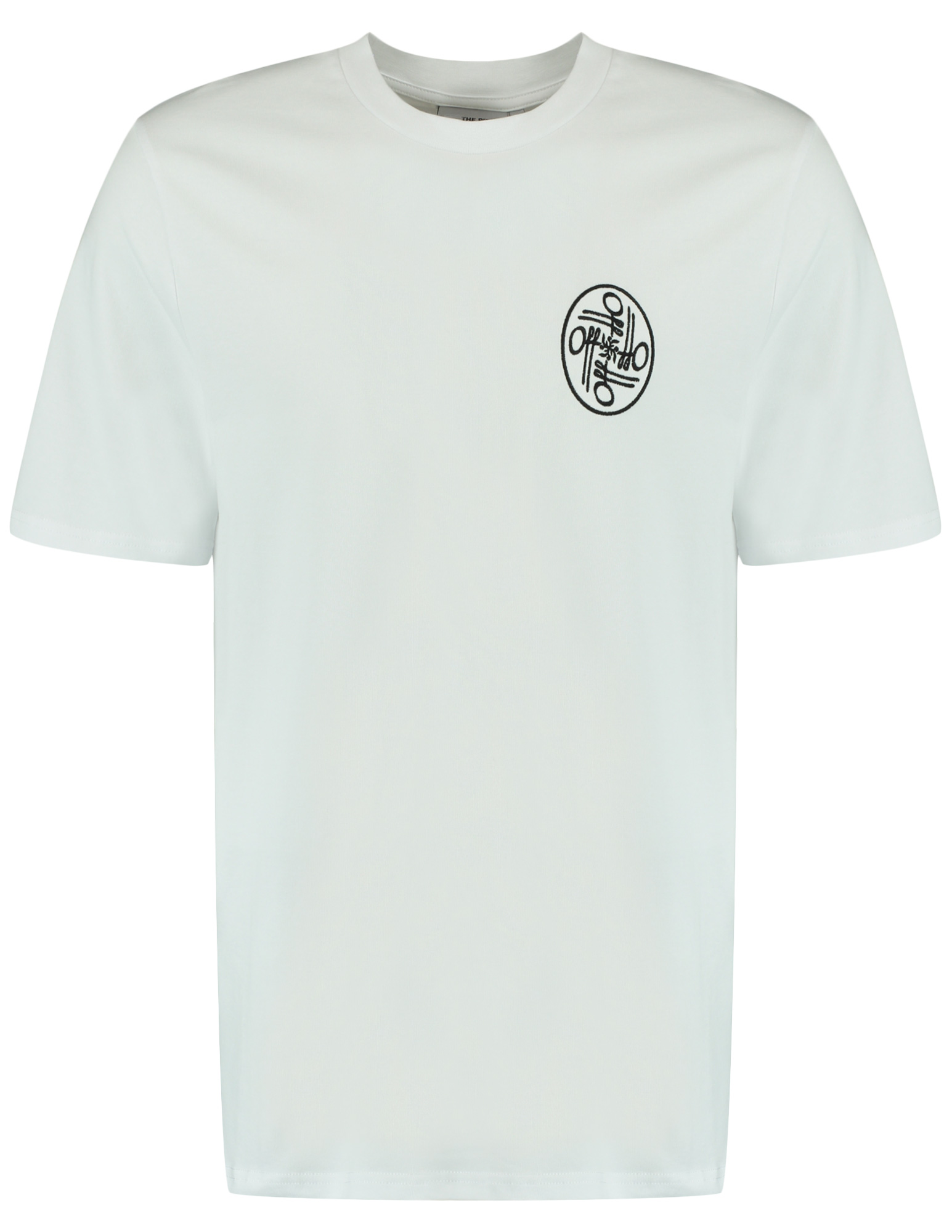 Off The Pitch T-shirt Never settle OTP261032 Wit