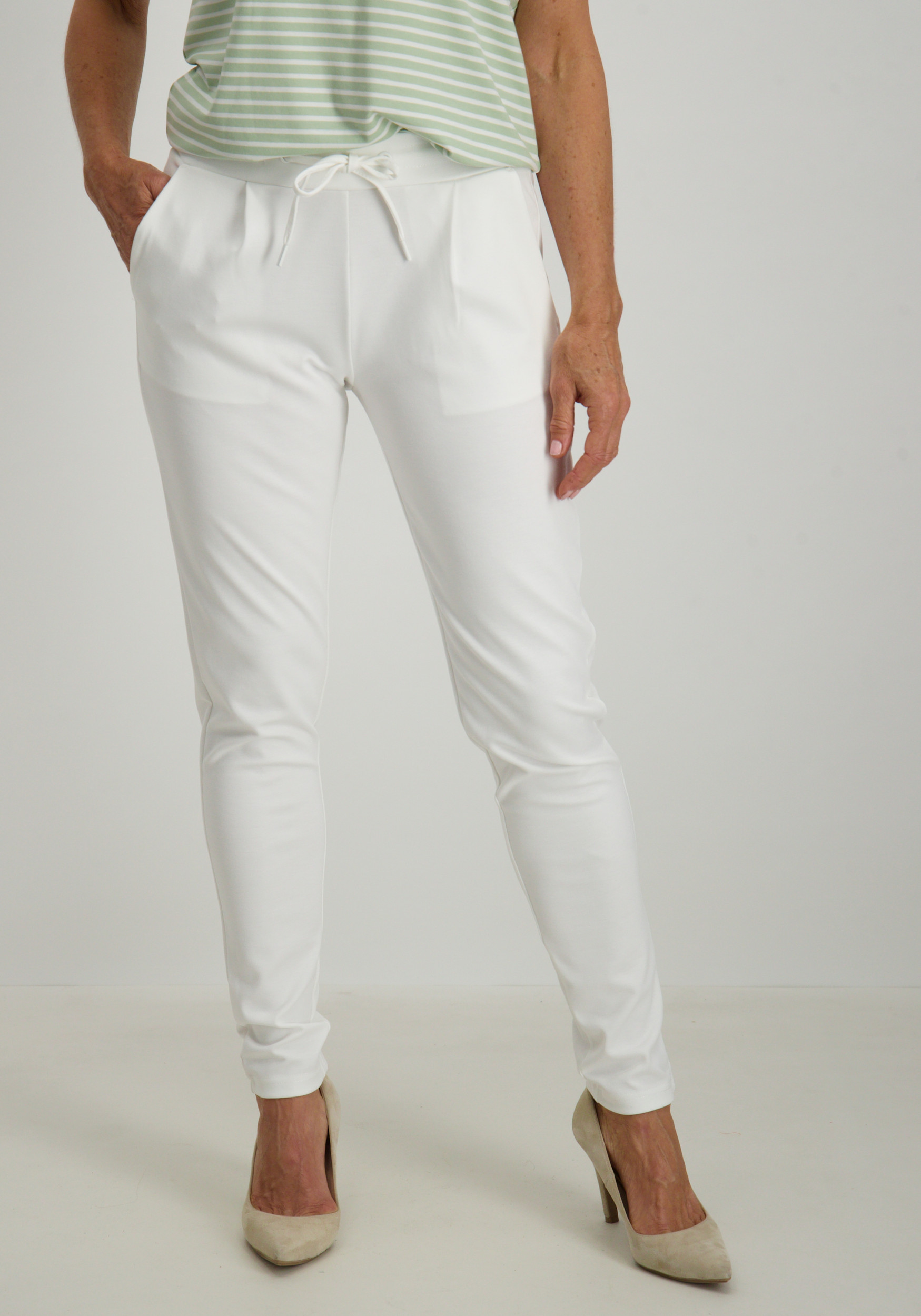 Ichi Broek Kate  20105036 Wolwit-ecru