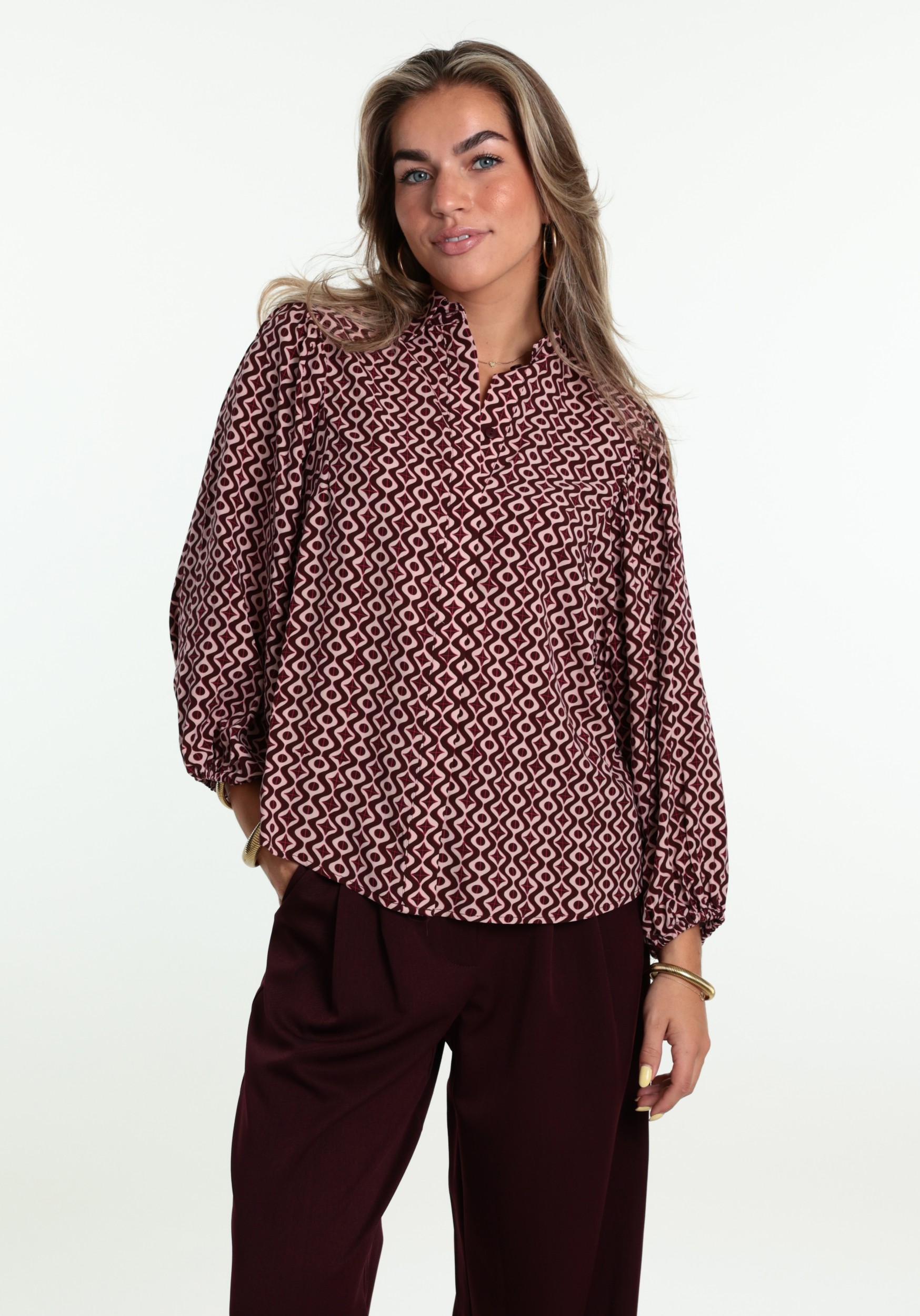 FREE|QUENT Blouse Adney 211376 Bordeaux