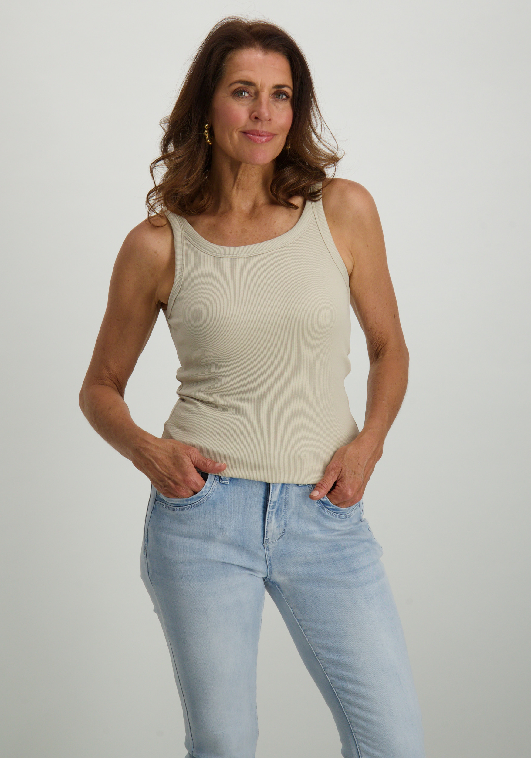 Kaffe Clothing Top Carna 10507348 Beige