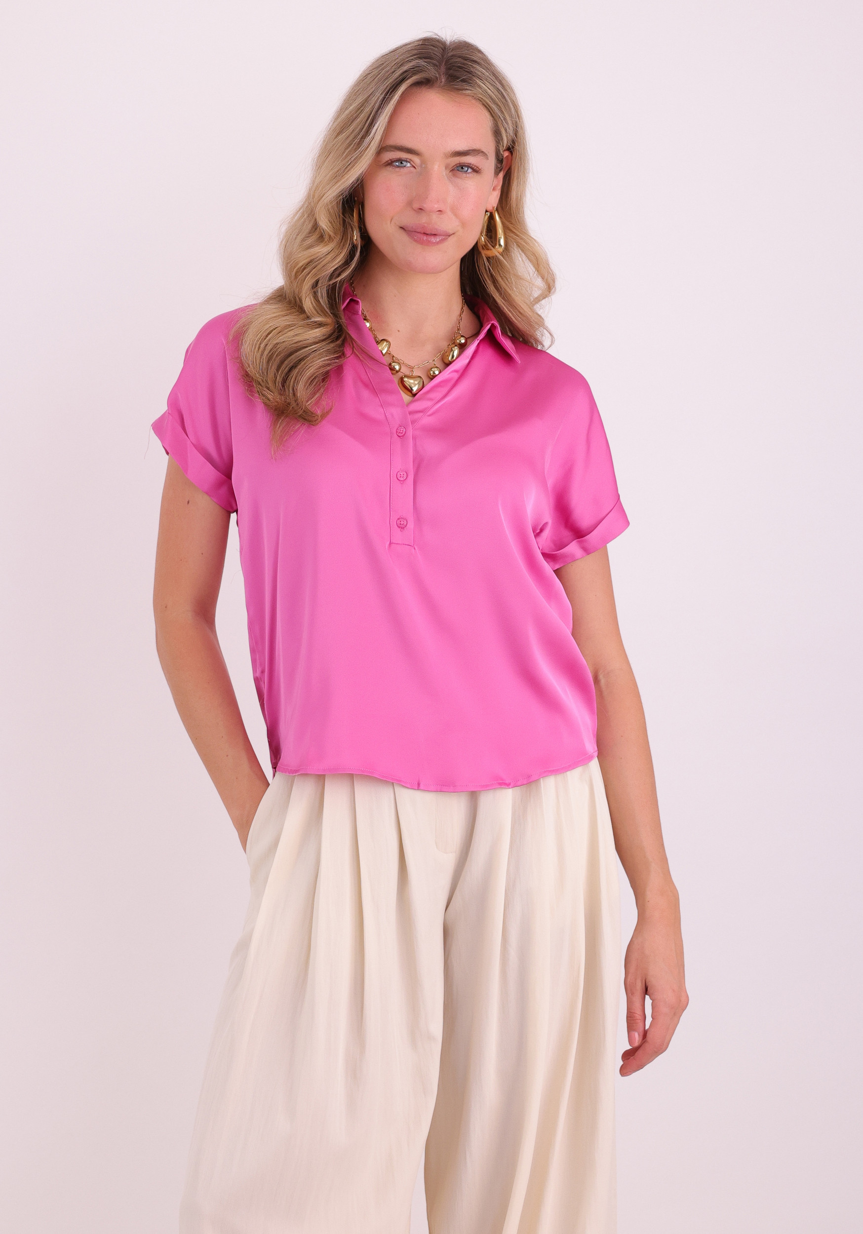 Vila Blouse Enna Ravenna 14107405 Rose