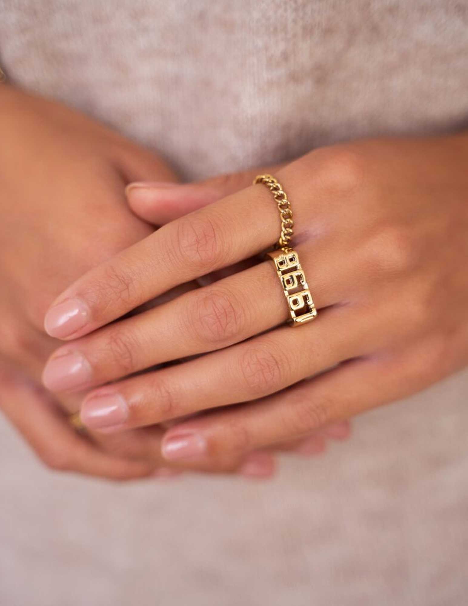 My Jewellery Ring kleine schakels MJ00831 Zilver