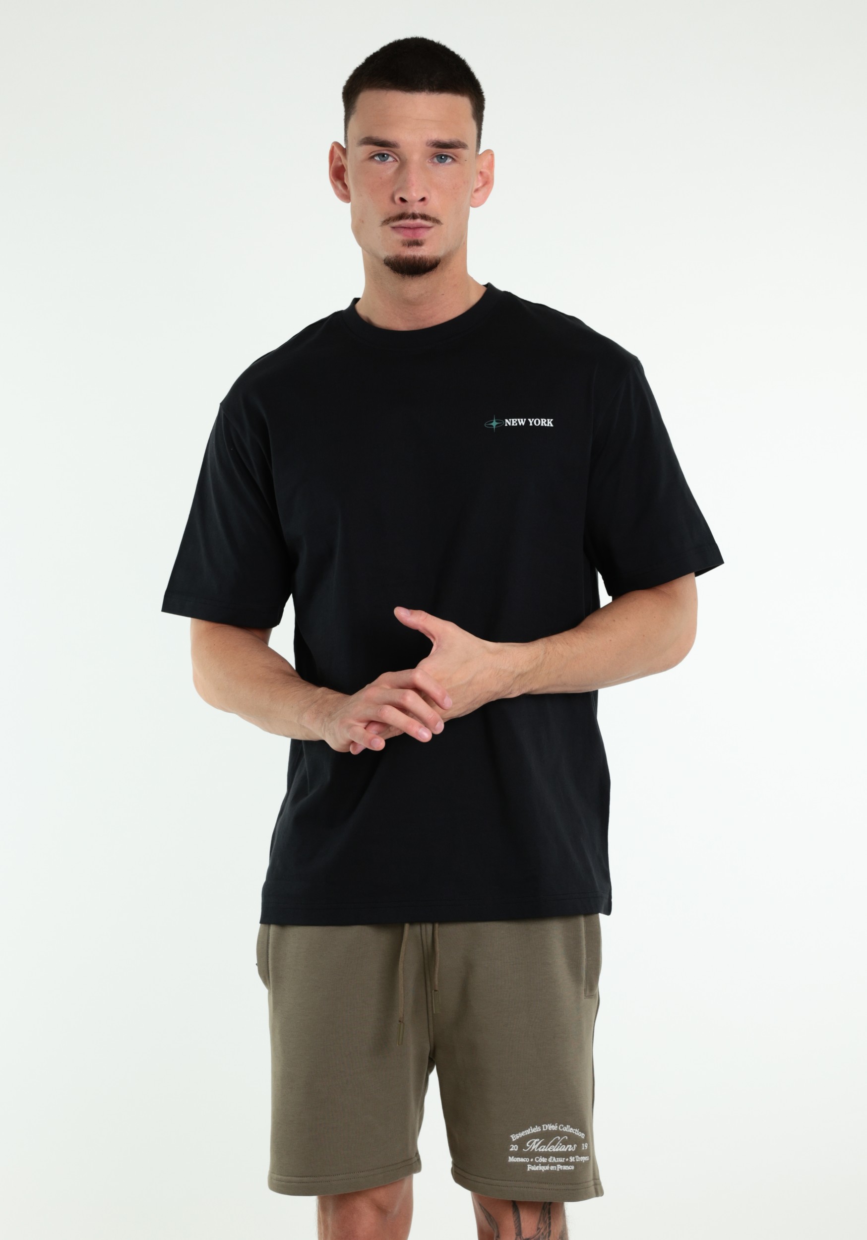 ONLY & SONS T-shirt Fred 22038318 Zwart