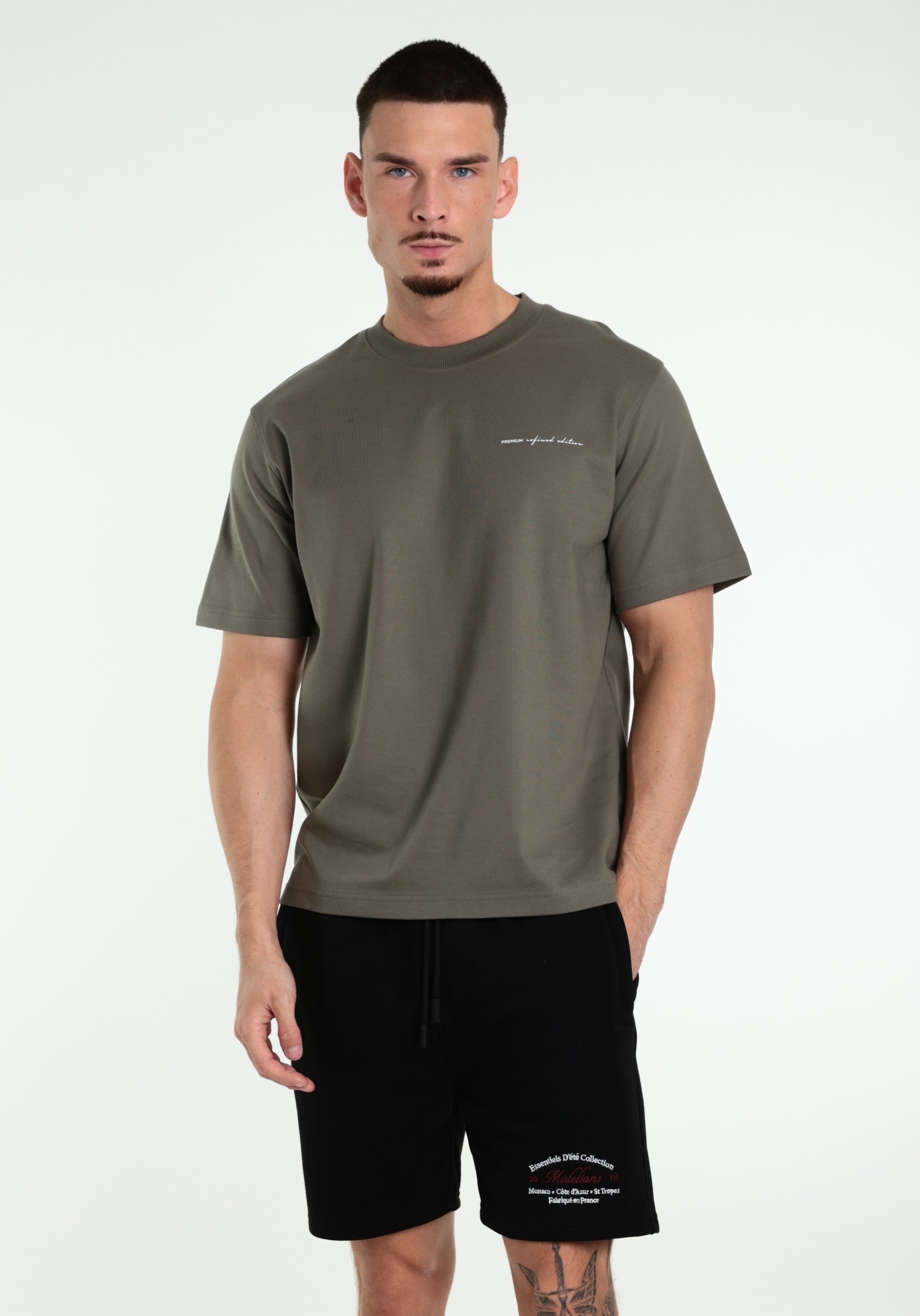 JACK & JONES T-shirt Owen 12292397 Midden groen
