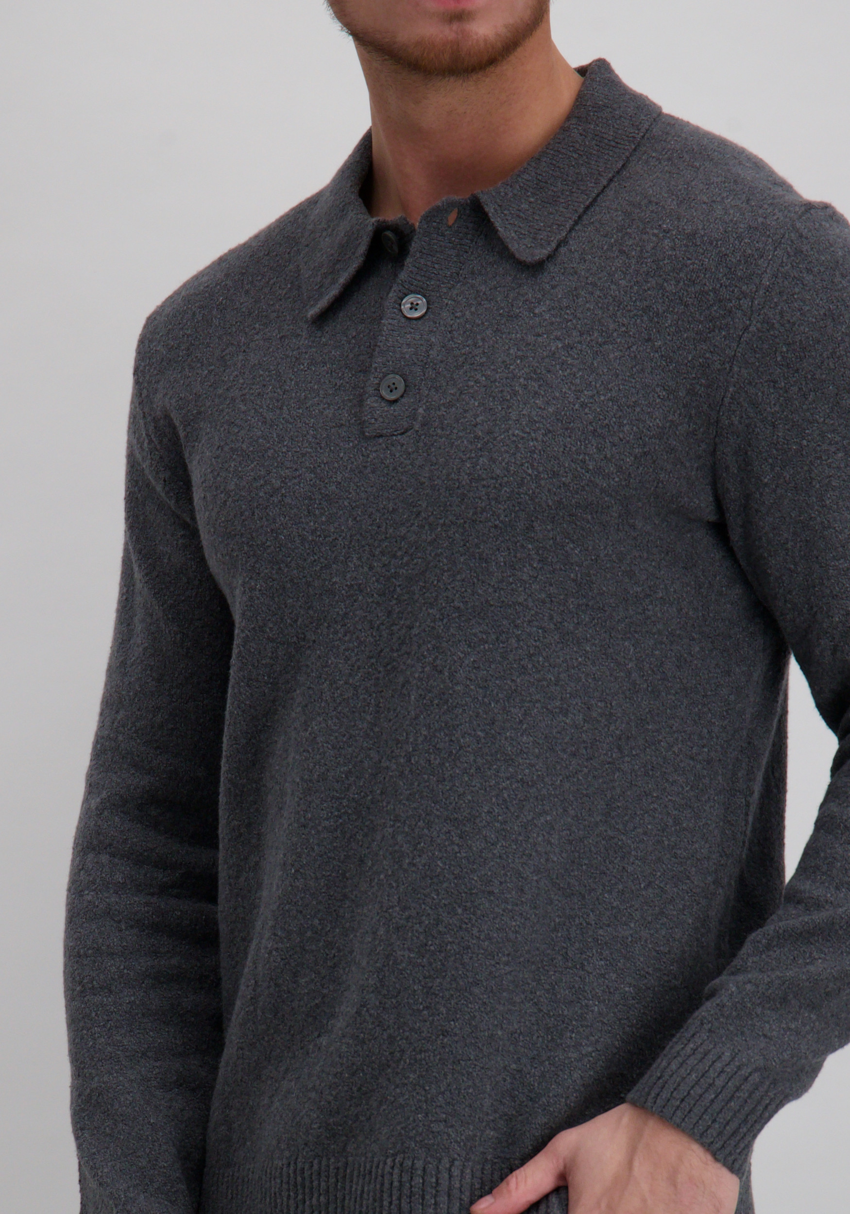 Jack & jones Trui Blamaverick 12286144 Grijs