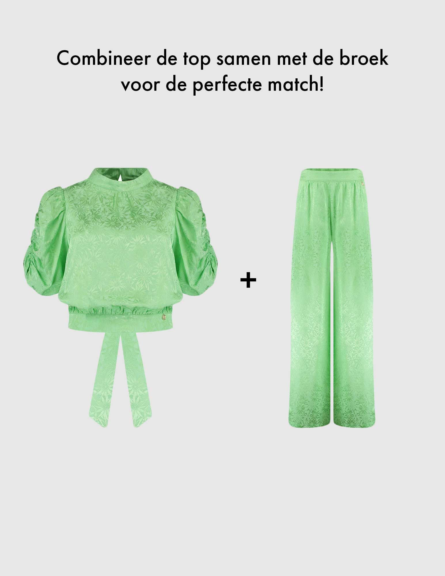Harper & Yve Broek Rosie SS25J101 Groen