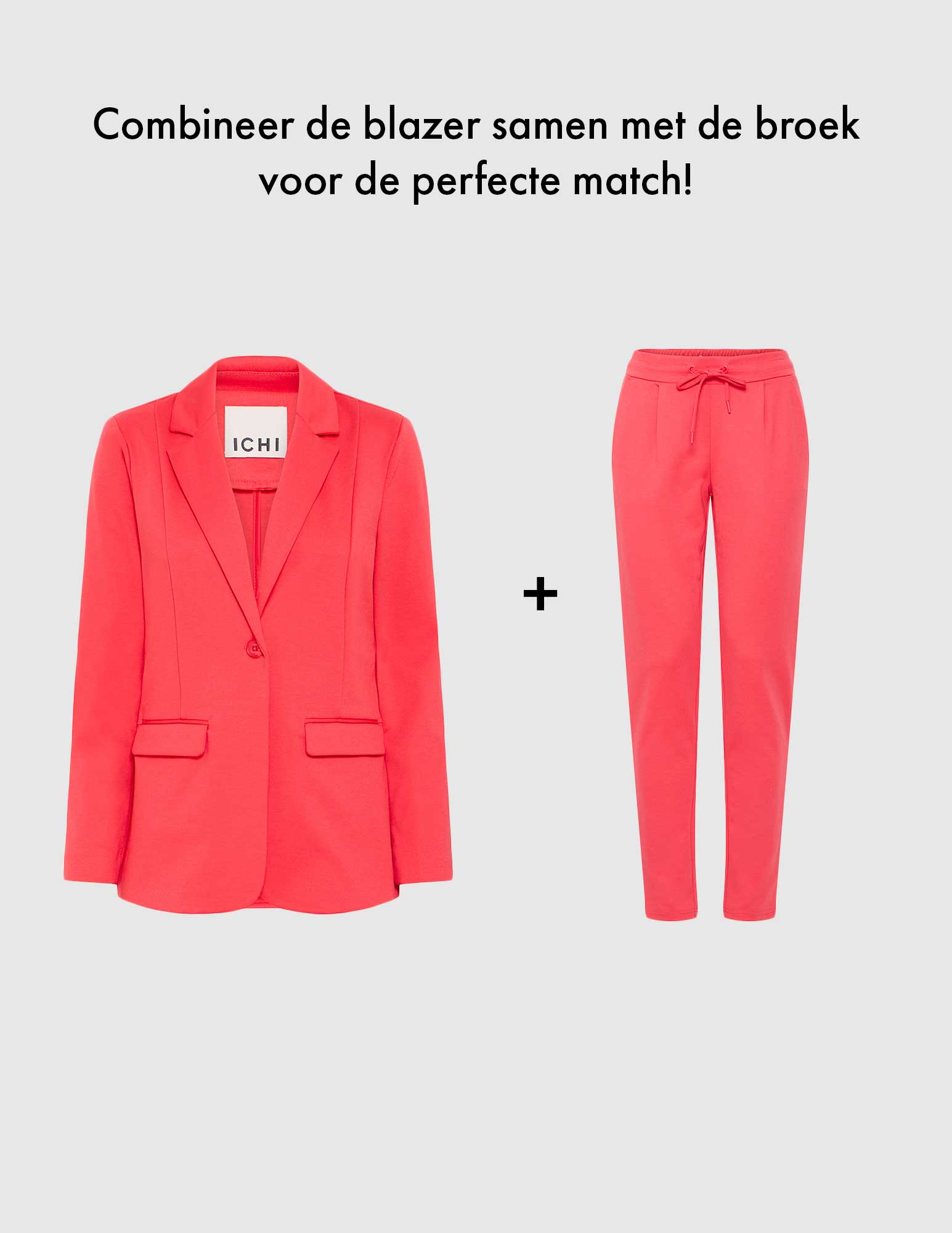 Ichi Blazer Kate sus long 20121368 Zalm