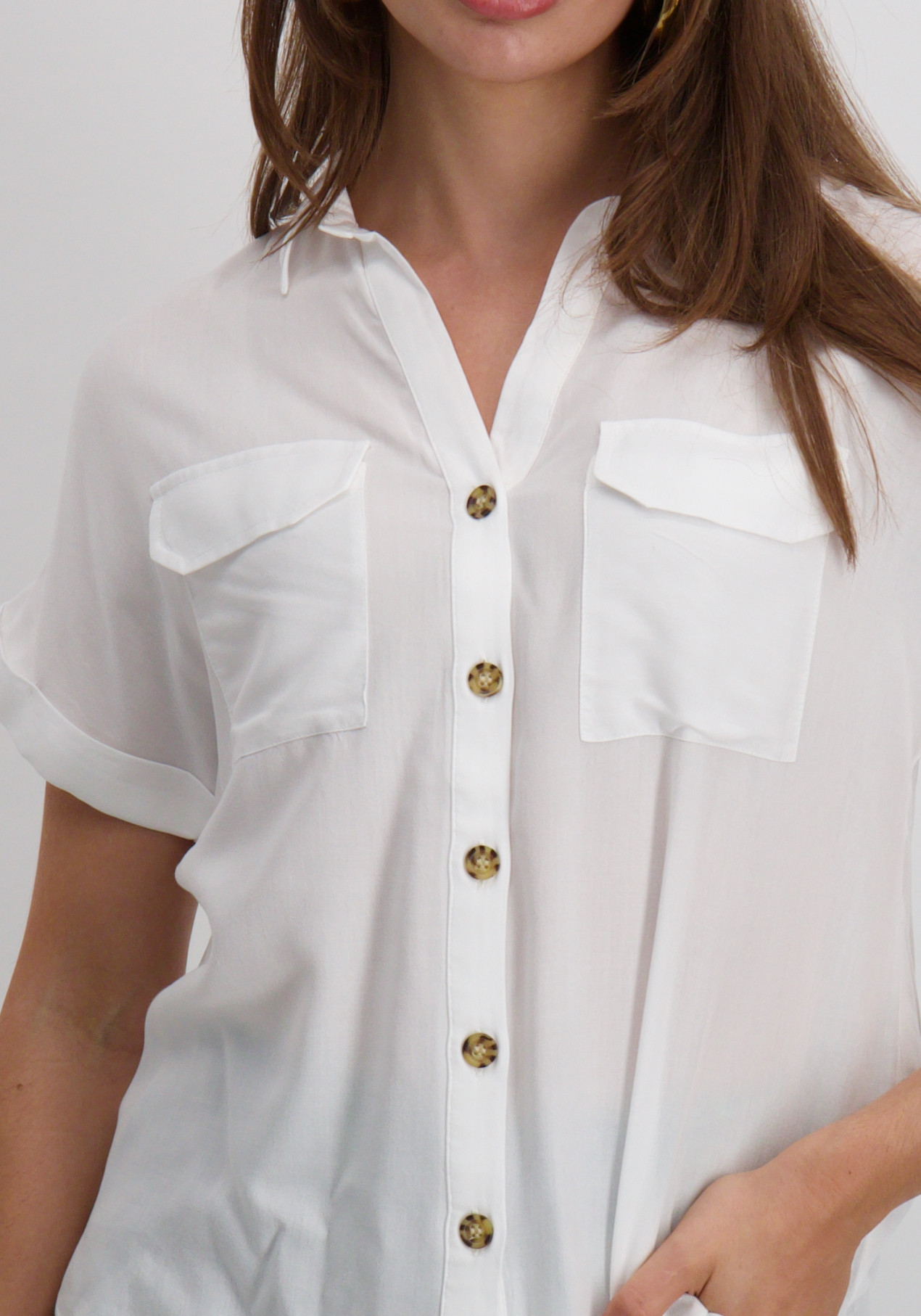 Vero moda Blouse Bumpy 10310139 Wit