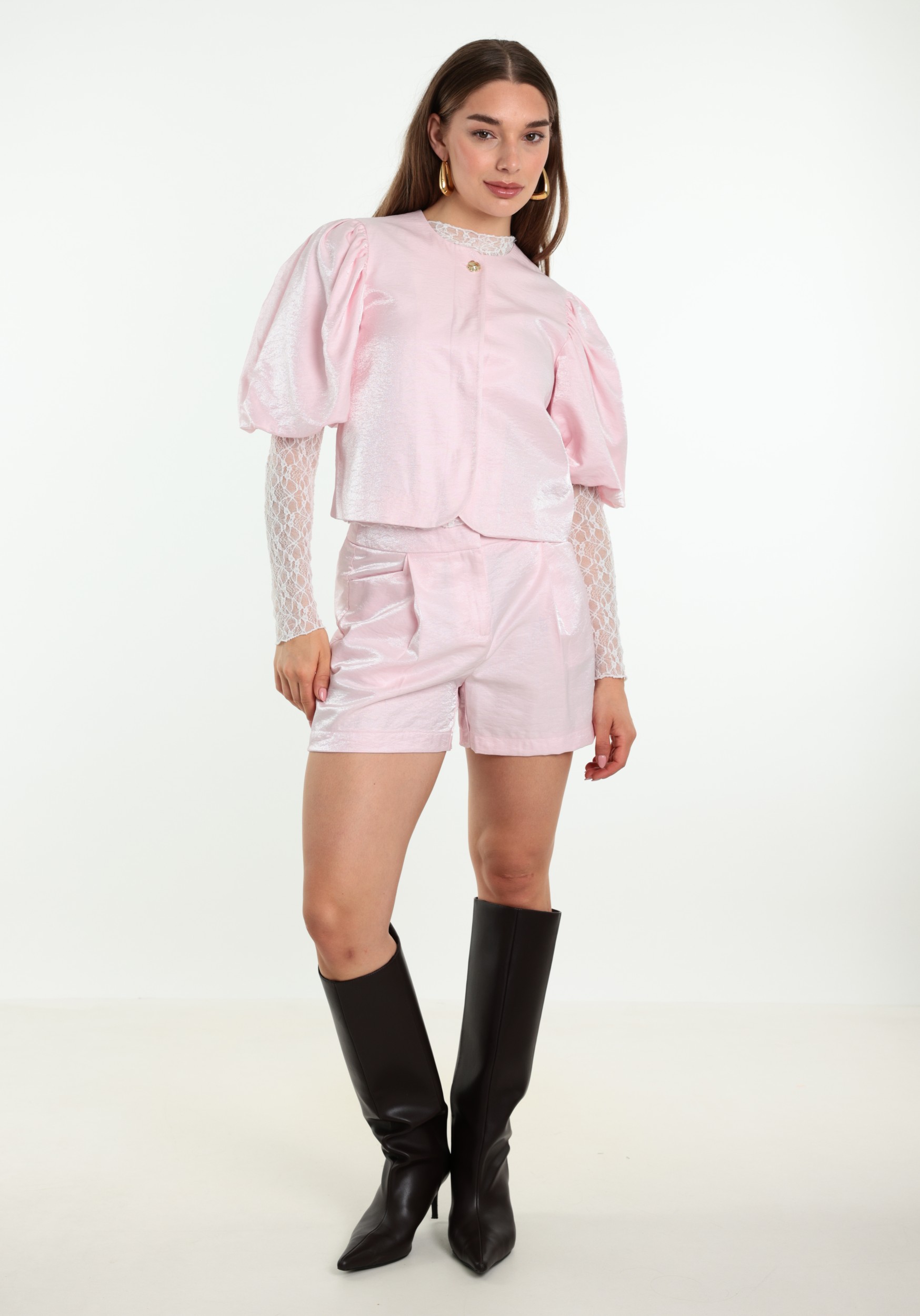 VERO MODA Short Liana 10328649 Licht rose