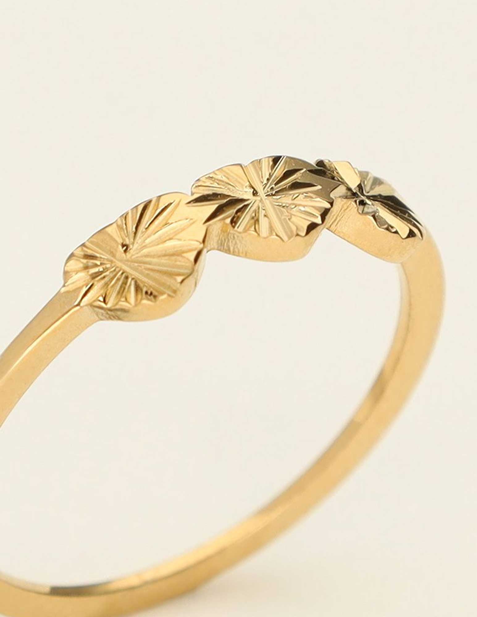My Jewellery Ring met hartjes MJ08985 Goud