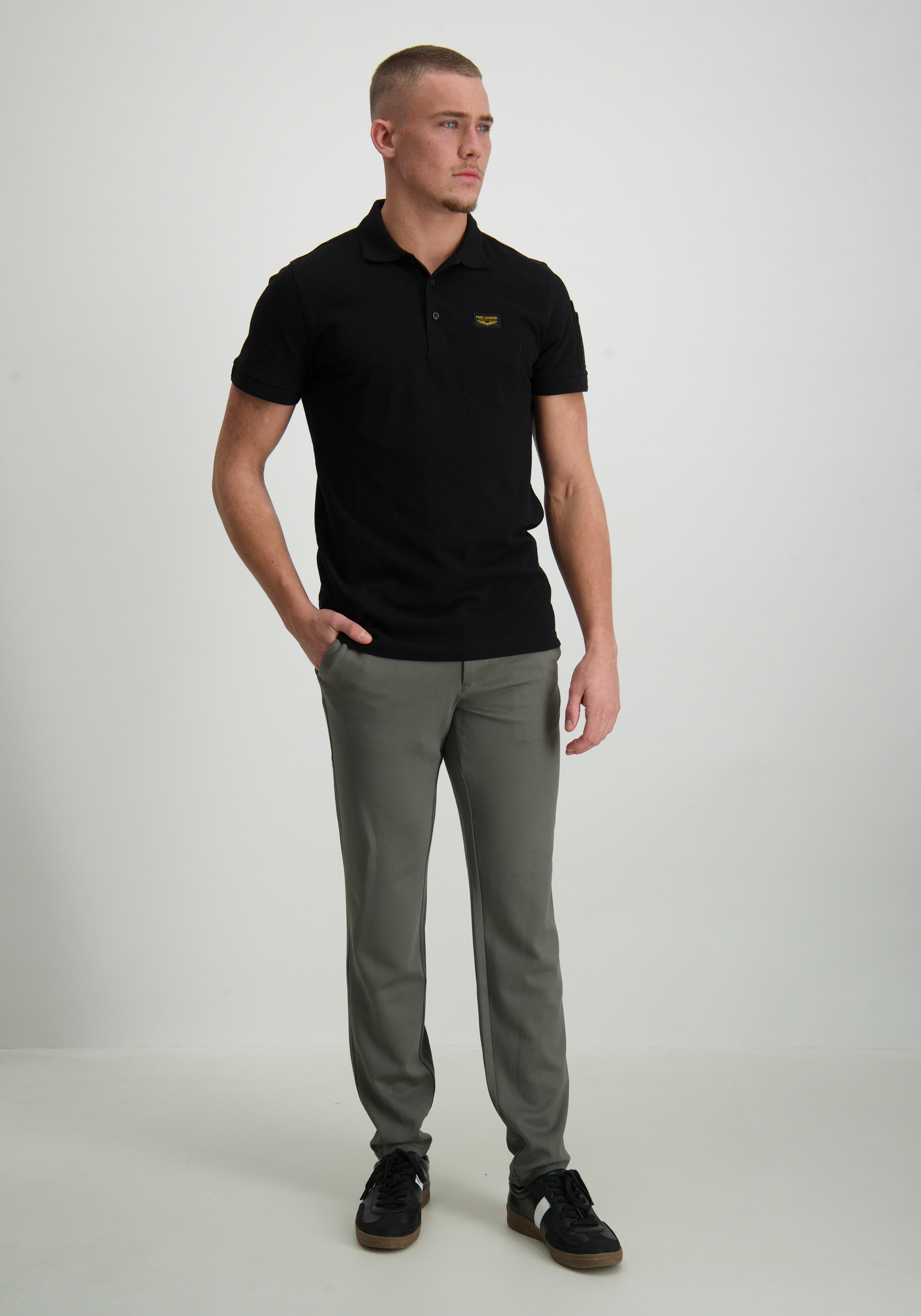 PME Legend Polo Trackway PPSS0000861 Zwart