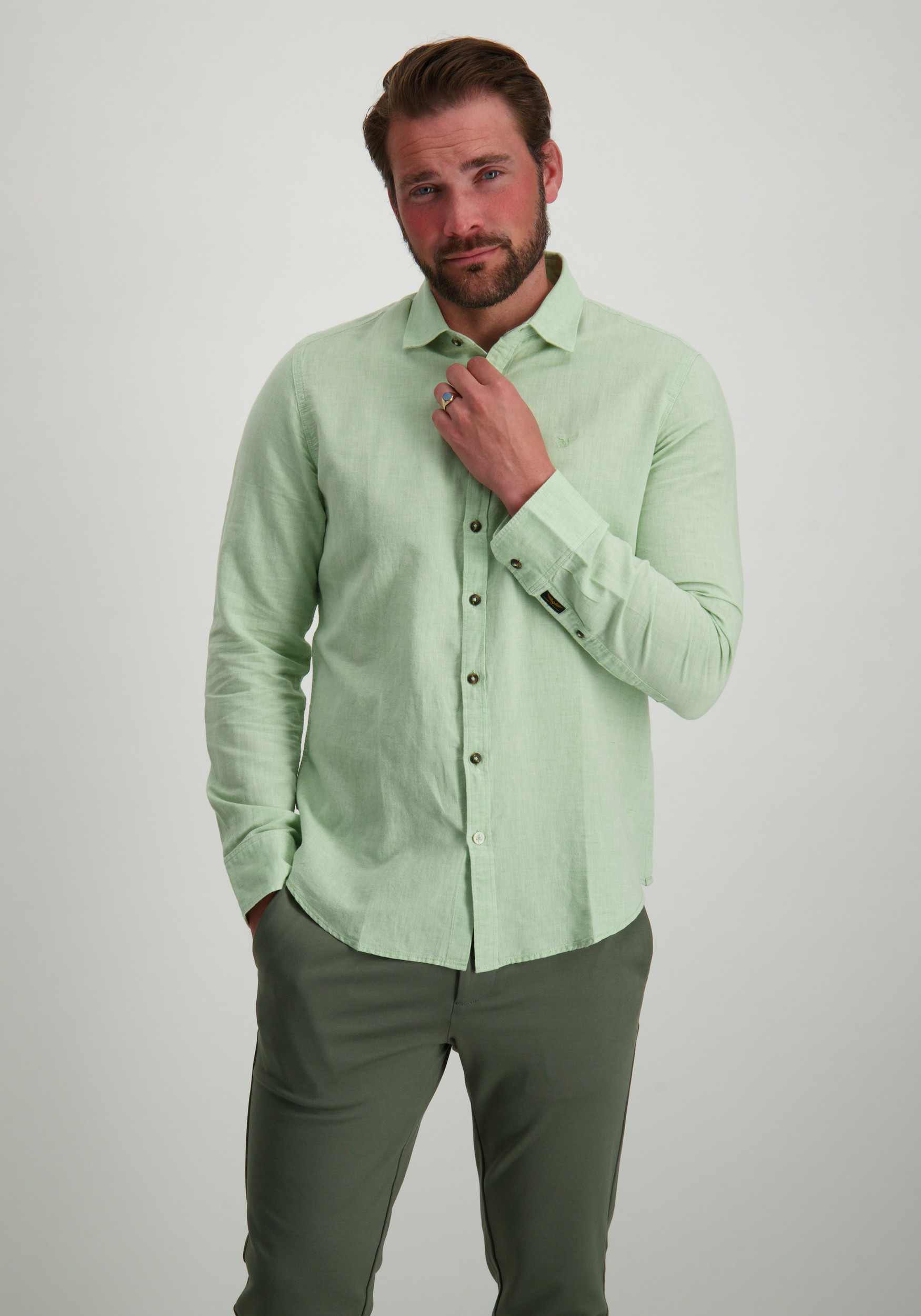 PME Legend Overhemd PSI2504200 Groen