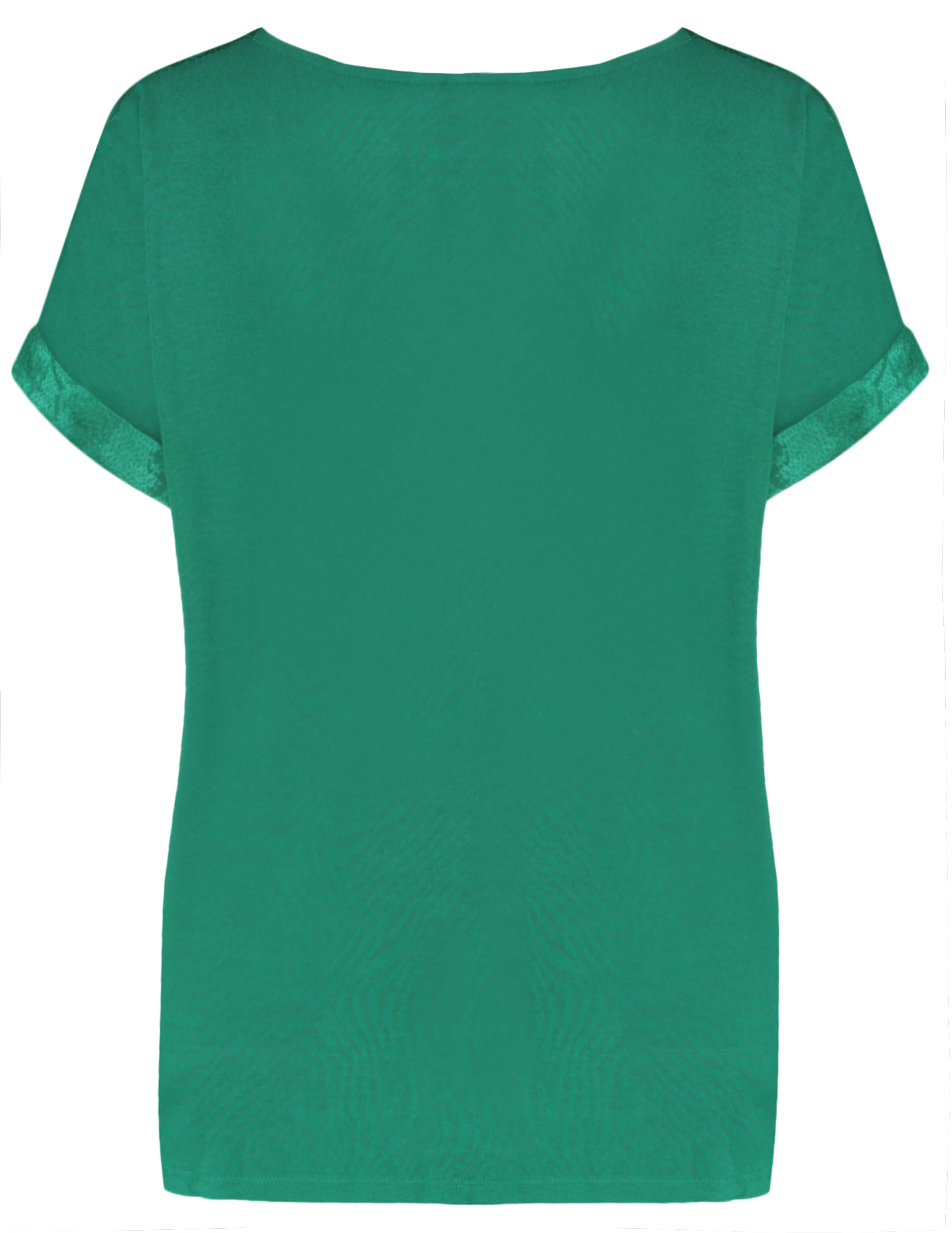 Vero moda T-shirt Balia 10320751 Donker groen
