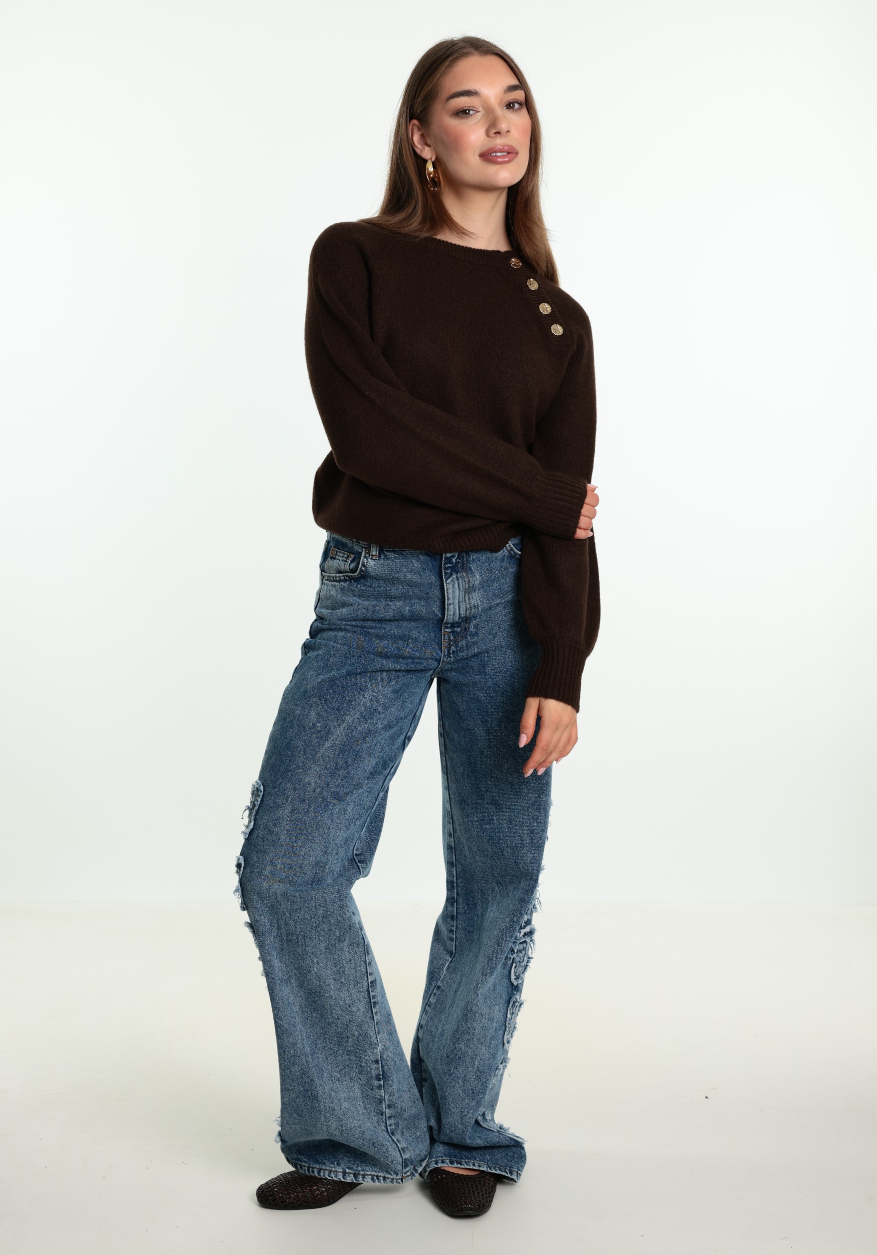 ONLY Trui Emma 15302253 Bruin