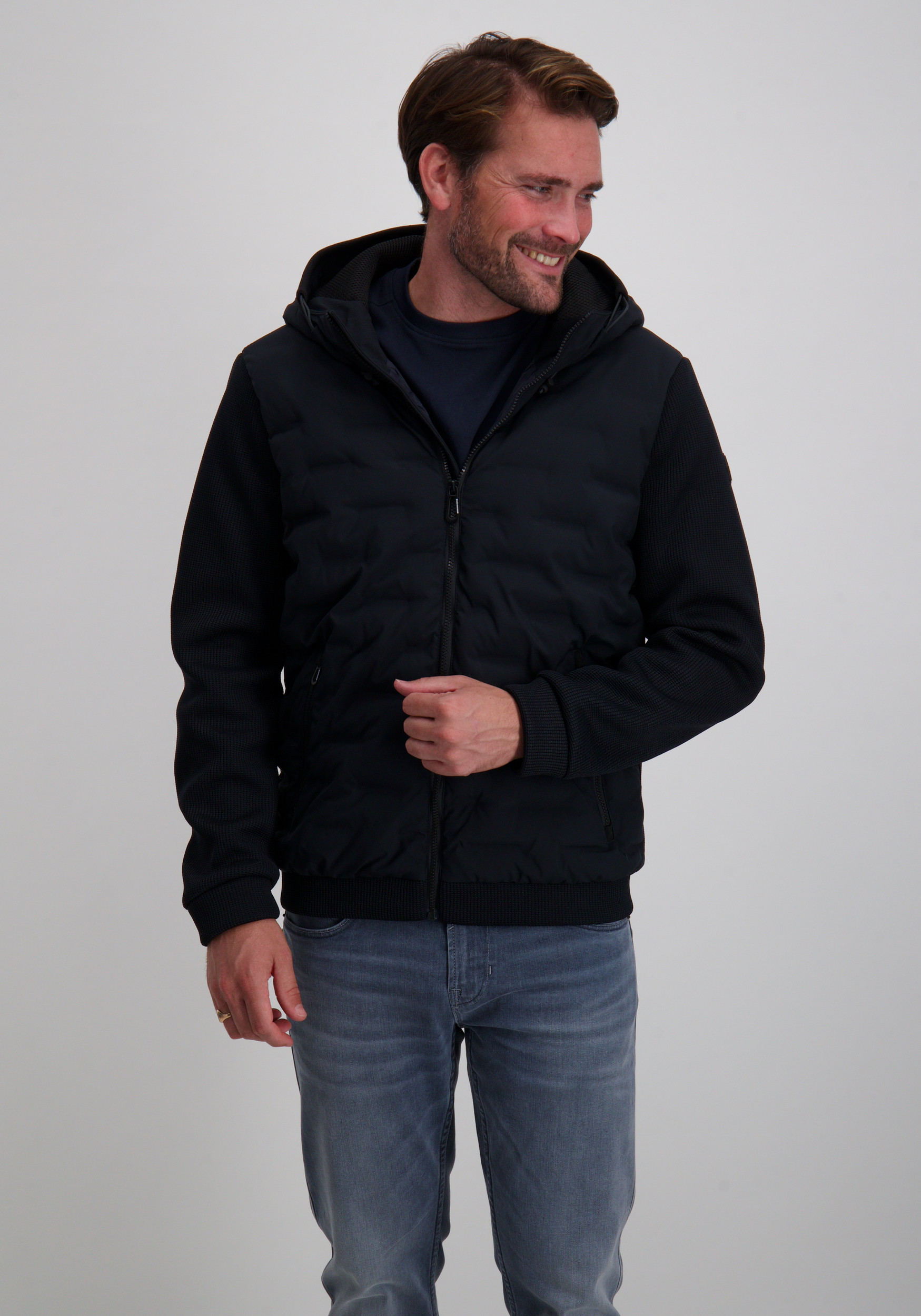 No Excess Jacket 29630819SN Donker blauw