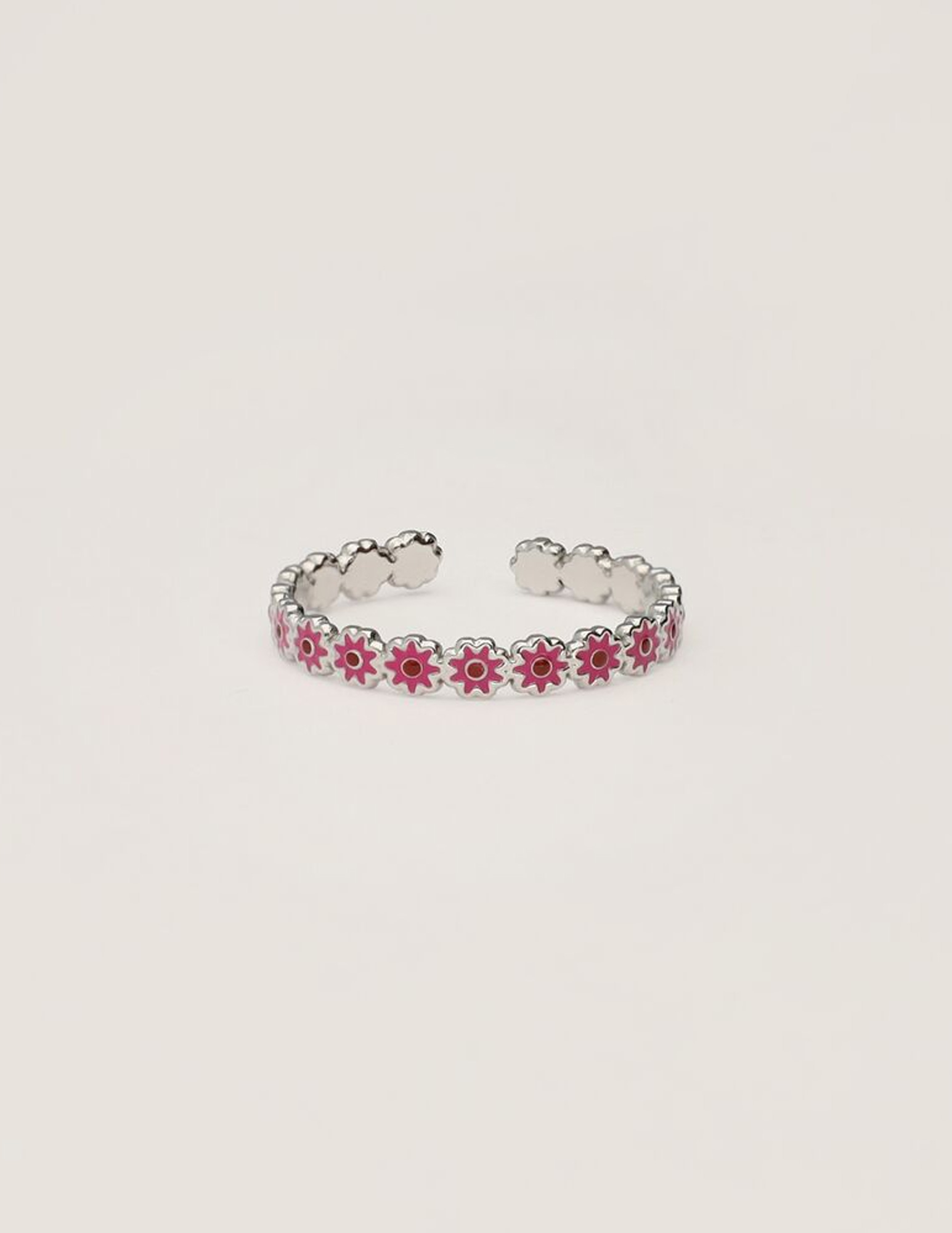 My Jewellery Ring met mini bloemen MJ11238 Zilver