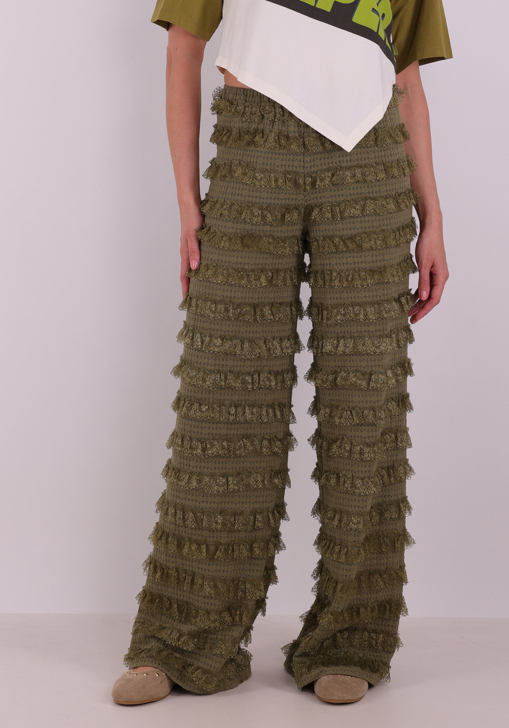 Harper & Yve Broek Lo SS6P109 Groen