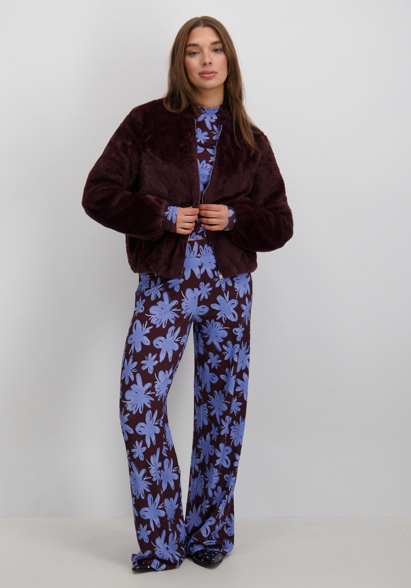 Vero moda bomberjacket Sonjaliga 10331291 Bordeaux