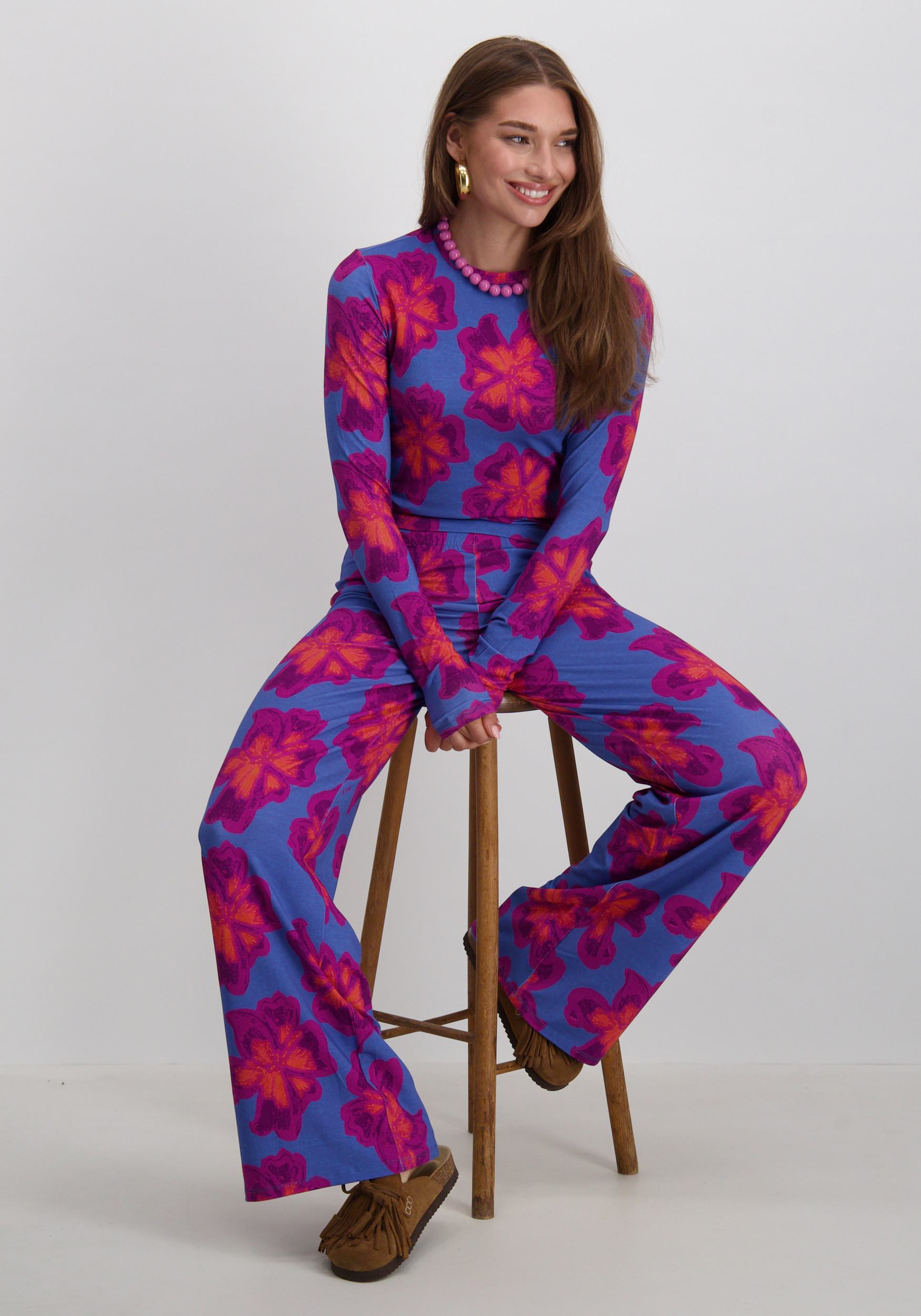 Harper & Yve Broek Jane AW25T102 Blauw