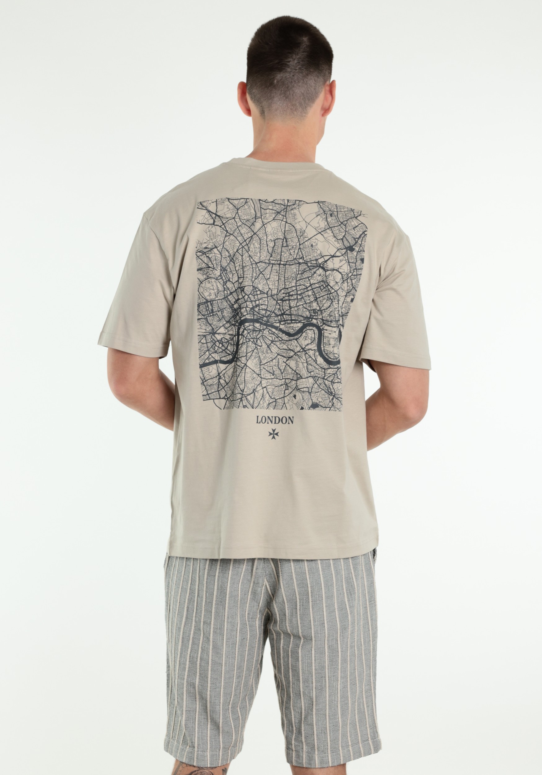 ONLY & SONS T-shirt Fred 22038318 Beige