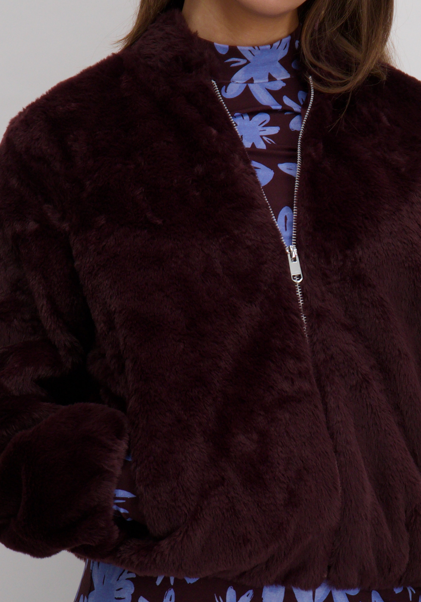 Vero moda bomberjacket Sonjaliga 10331291 Bordeaux