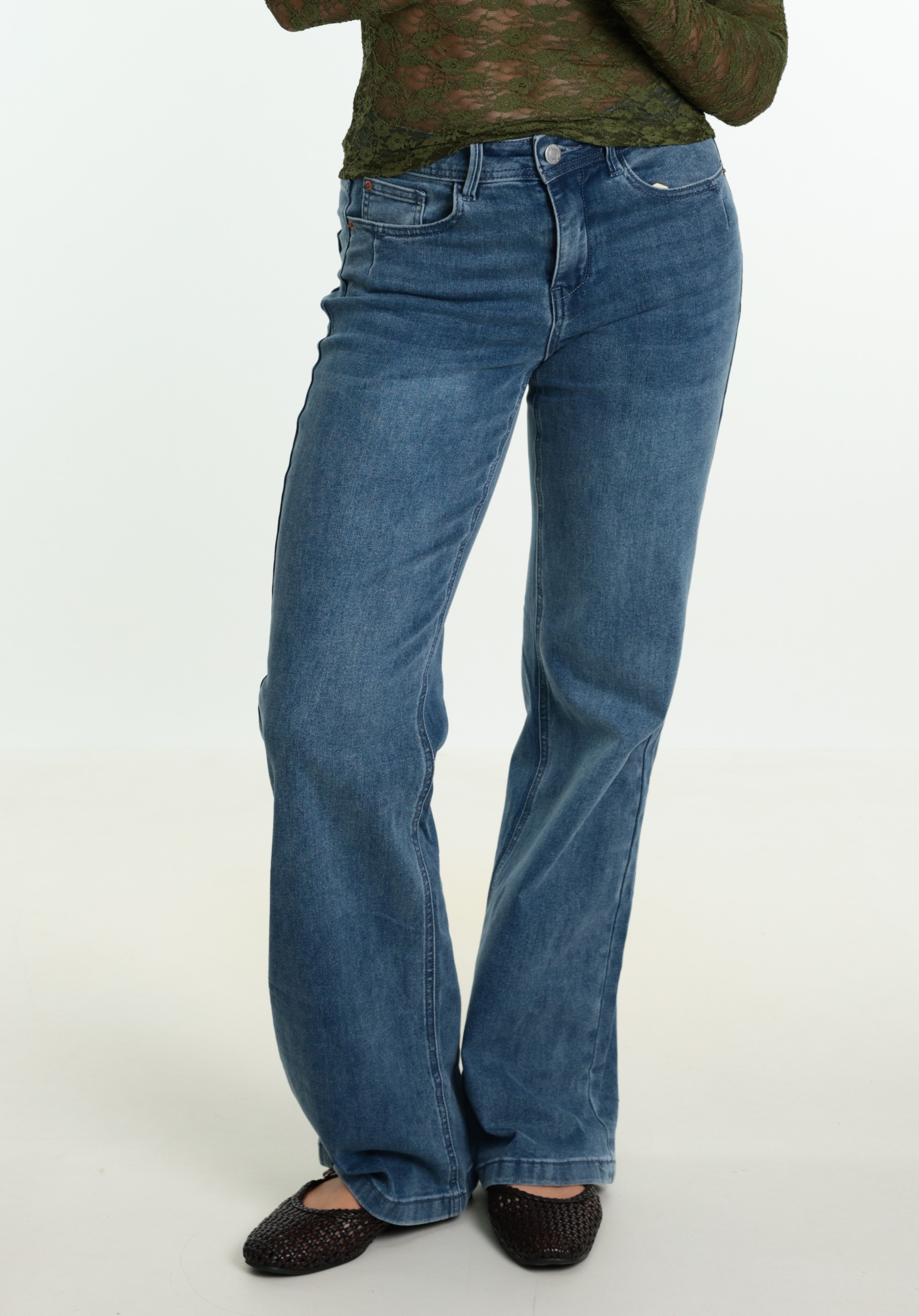 Red Button Jeans Colette stone used SRB4334A SS25 Blauw