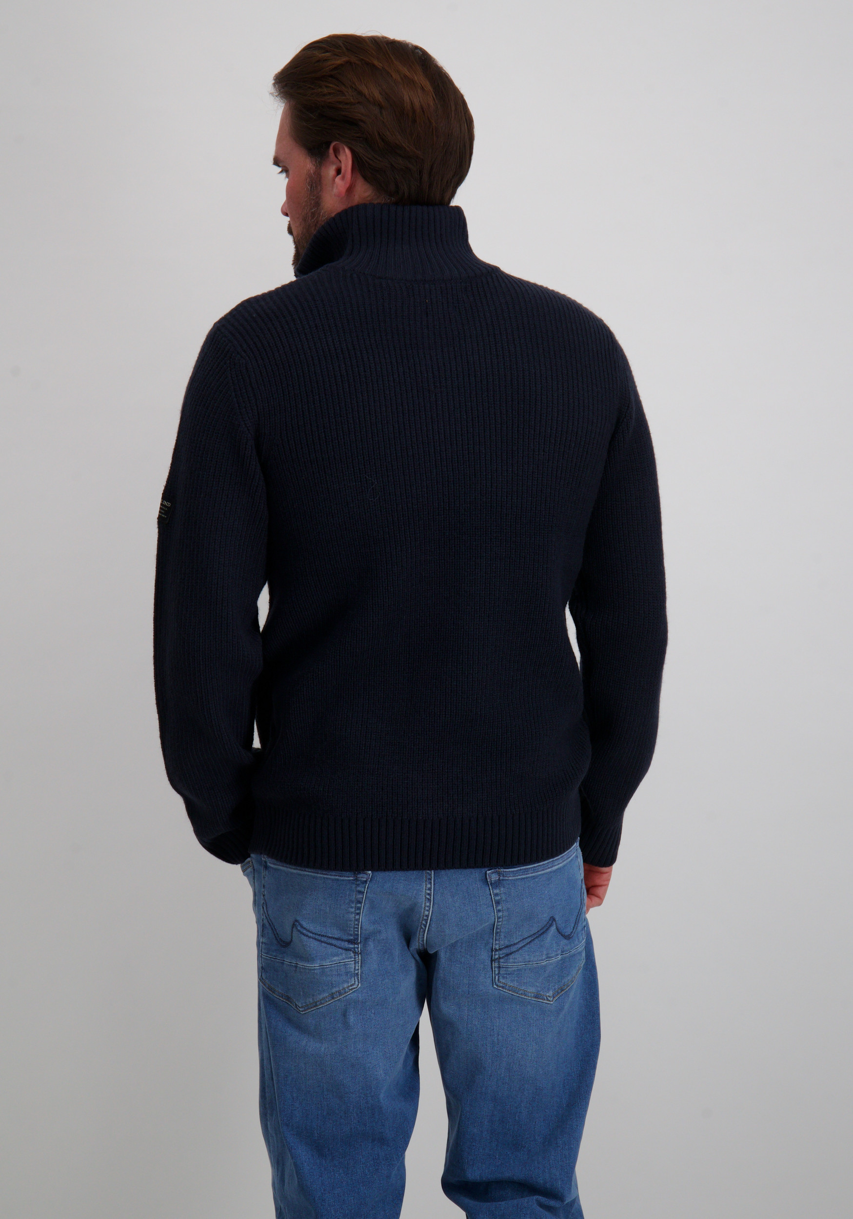 Petrol Trui M-3050-KWC151 Donker blauw