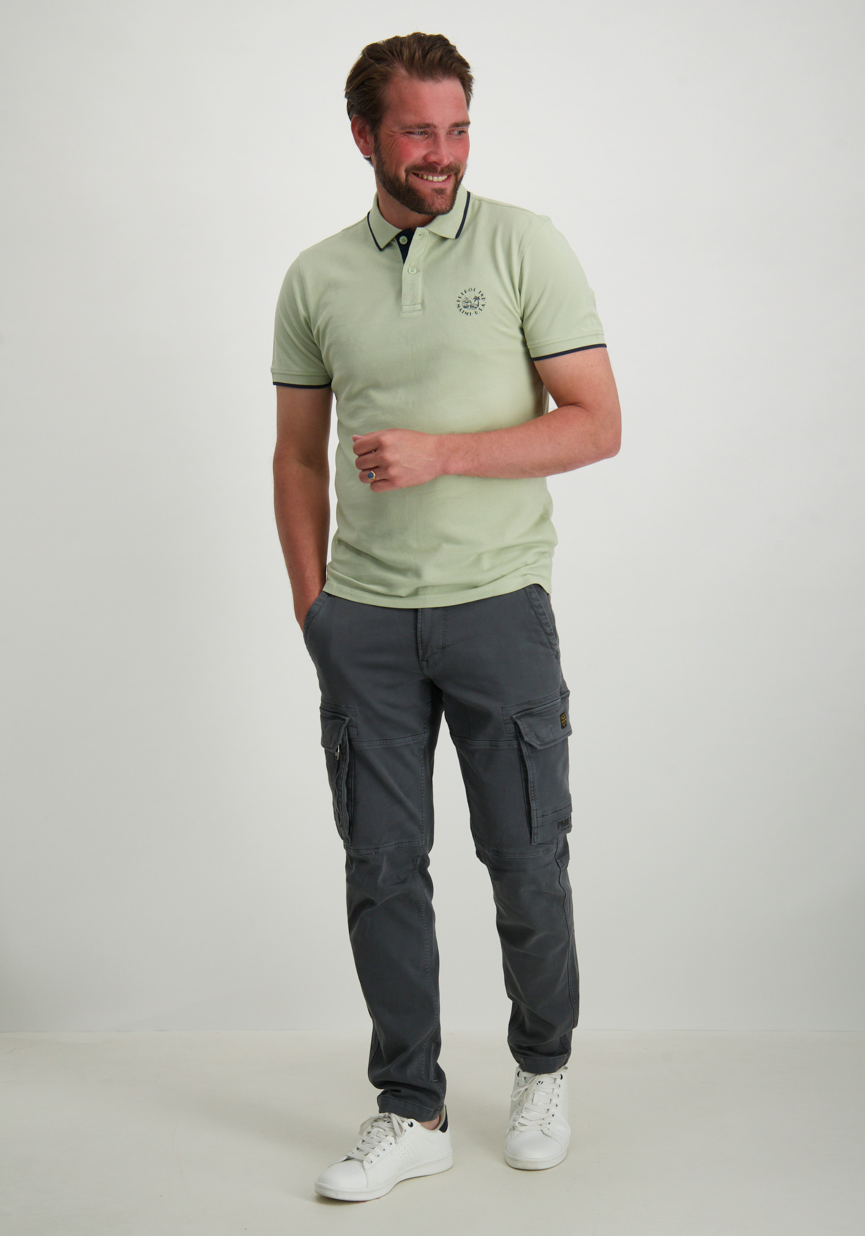 Petrol Polo korte mouwen M-1050-POL107 Licht groen