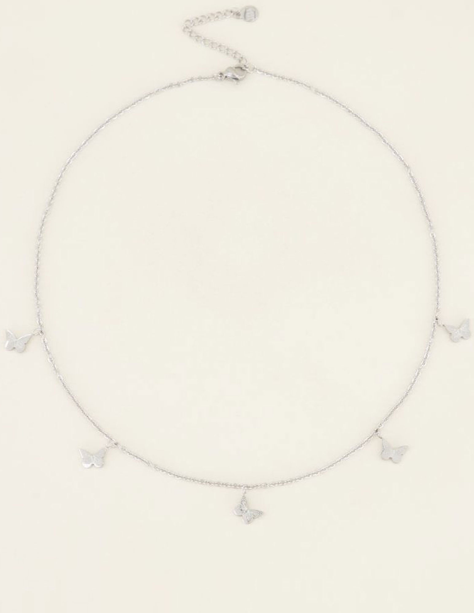 My Jewellery Ketting vlindertjes MJ03551 Zilver
