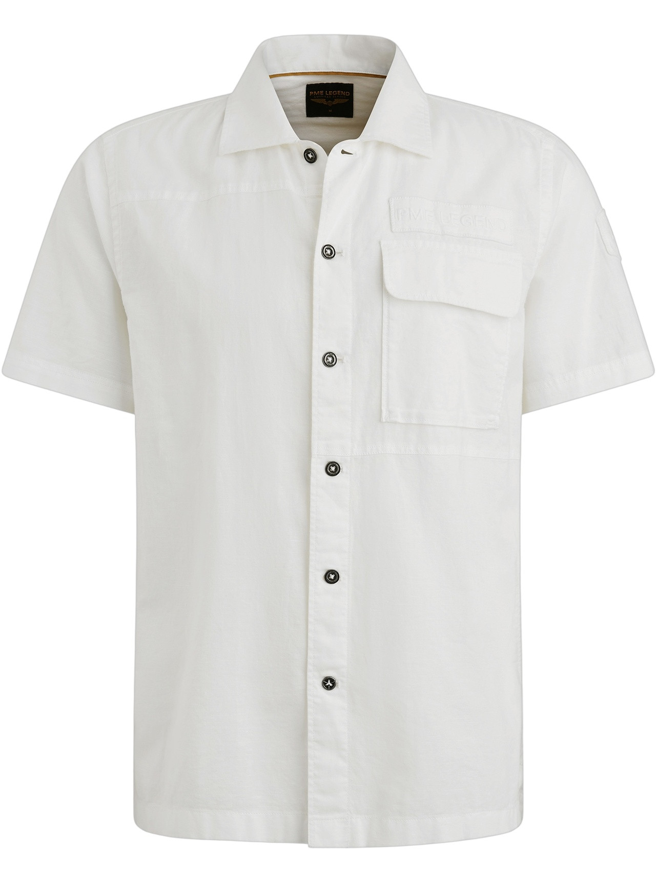 PME Legend Overhemd korte mouw PSIS2505230 Wit