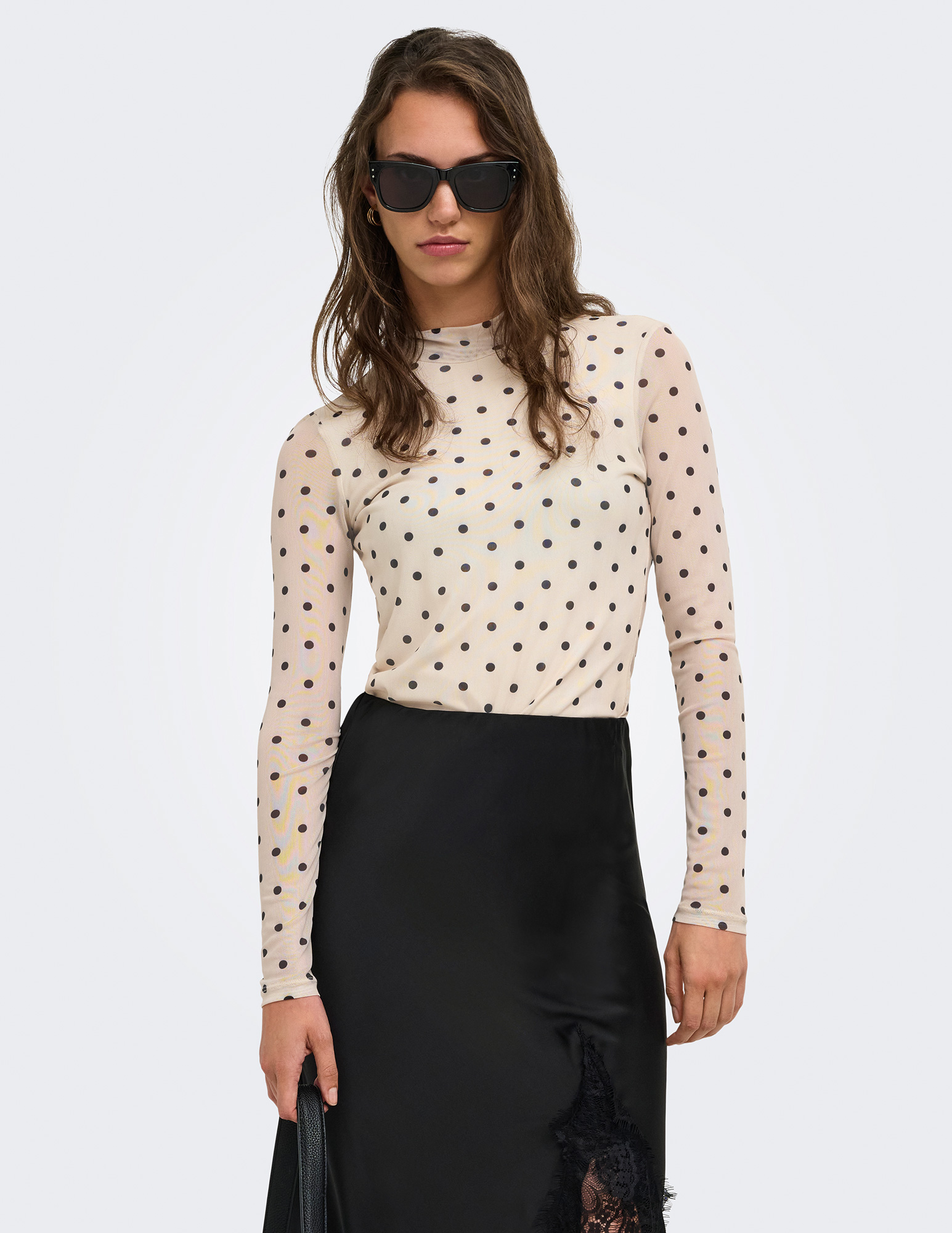 ONLY Meshtop Erica 15141298 Beige