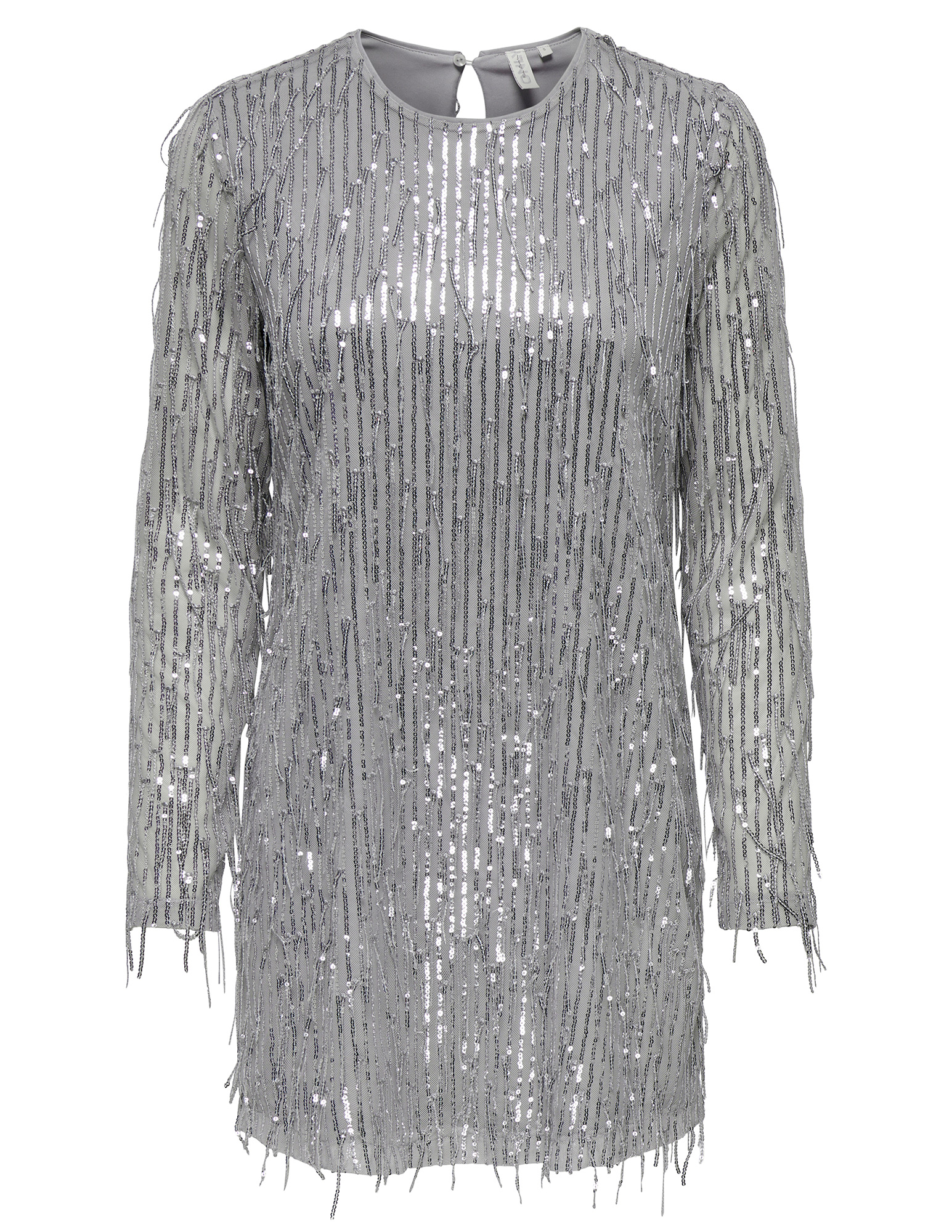 Only Jurk Anika spacy 15336062 Licht grijs