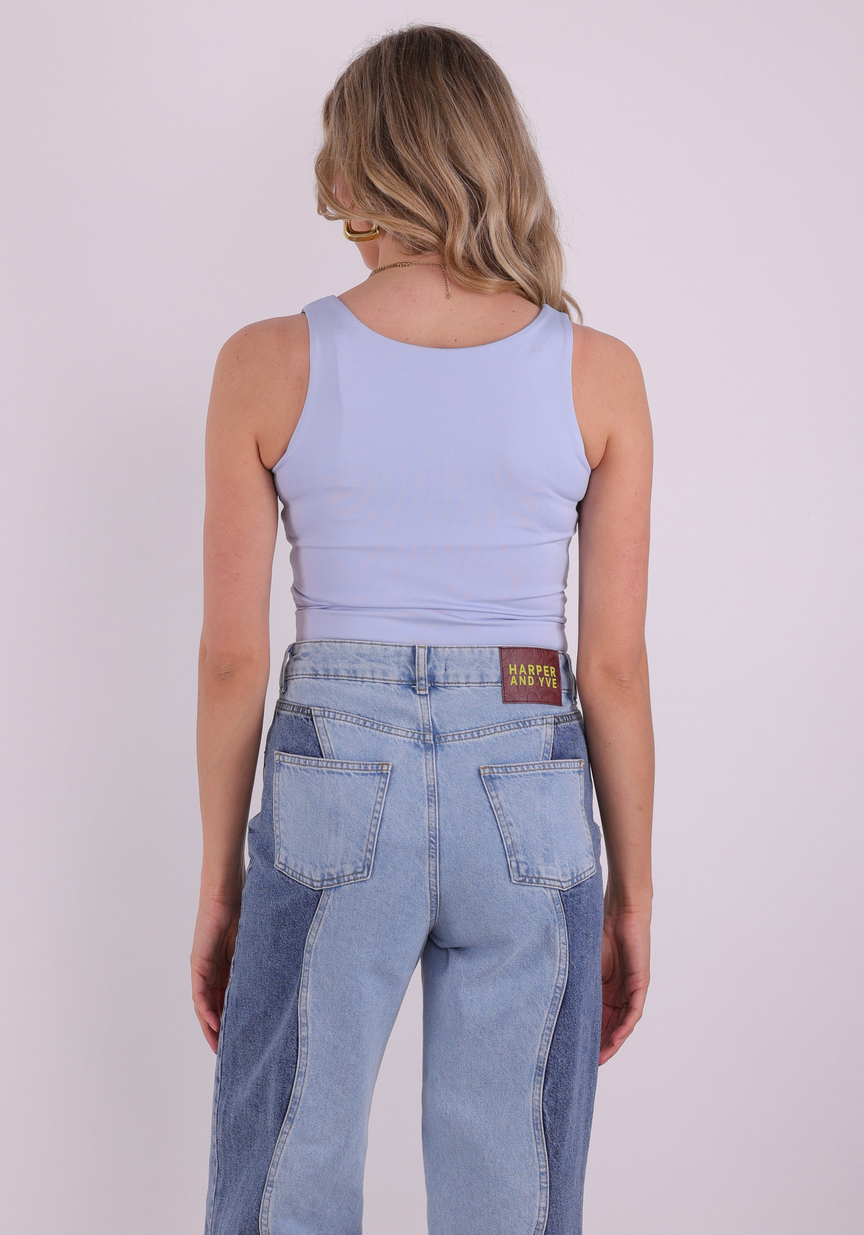 Vero moda Top Million reversible 10305800 Licht blauw