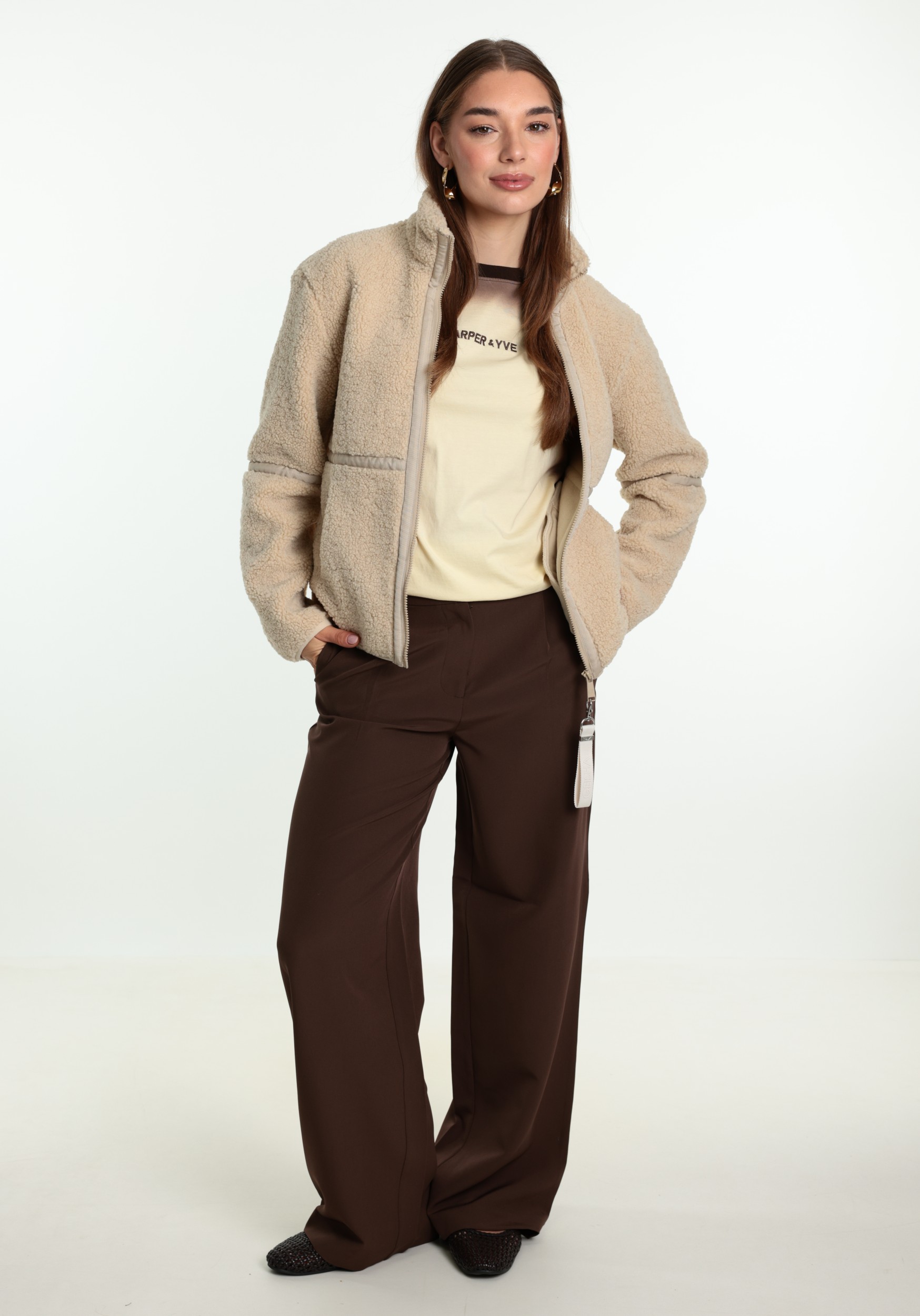 ONLY Broek Linda-Berry 15377077 Bruin