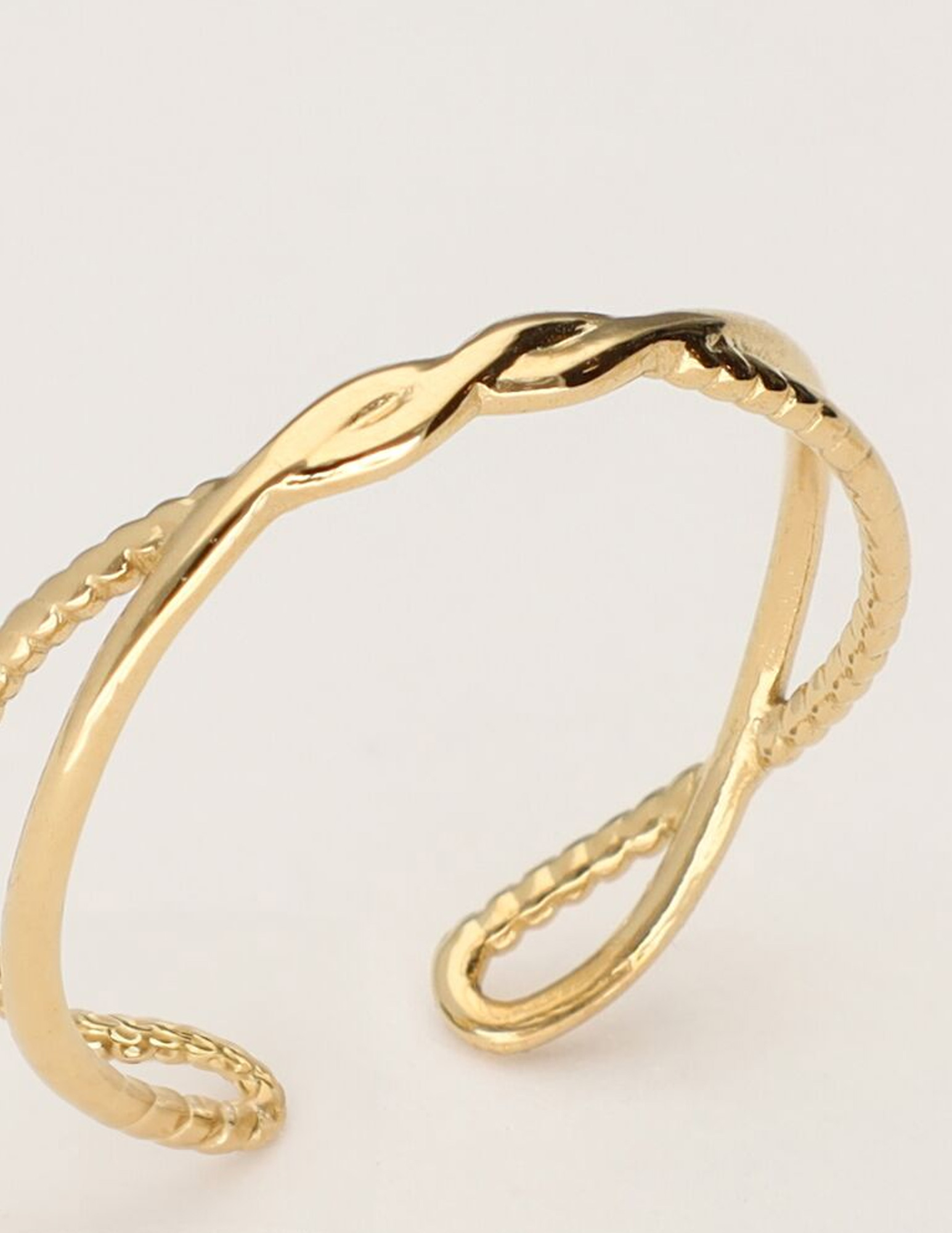My Jewellery Vintage ring twisted MJ11243 Goud