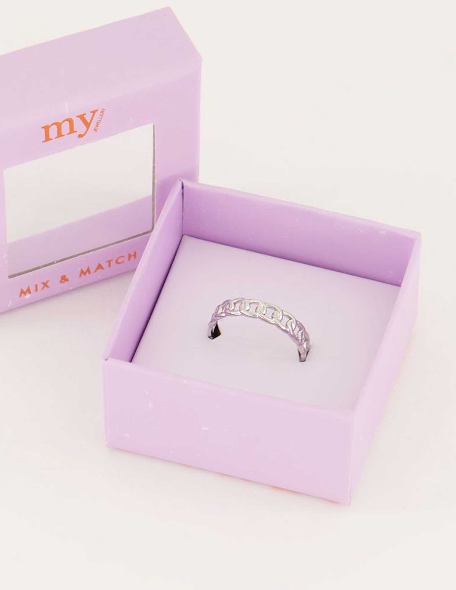 My Jewellery Ring schakels MJ04894 Zilver