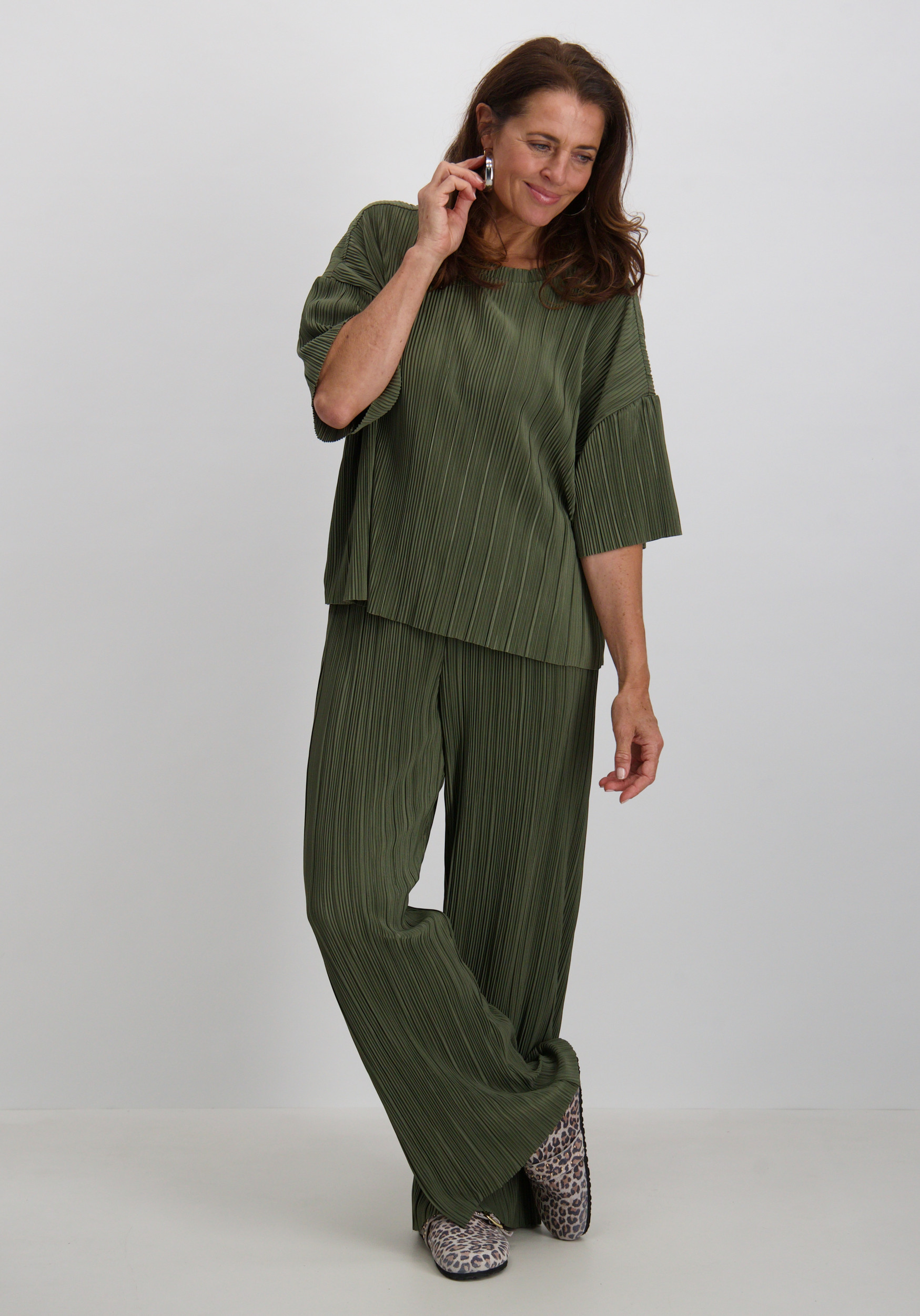 ONLY Broek Ranenna 15318505 Groen