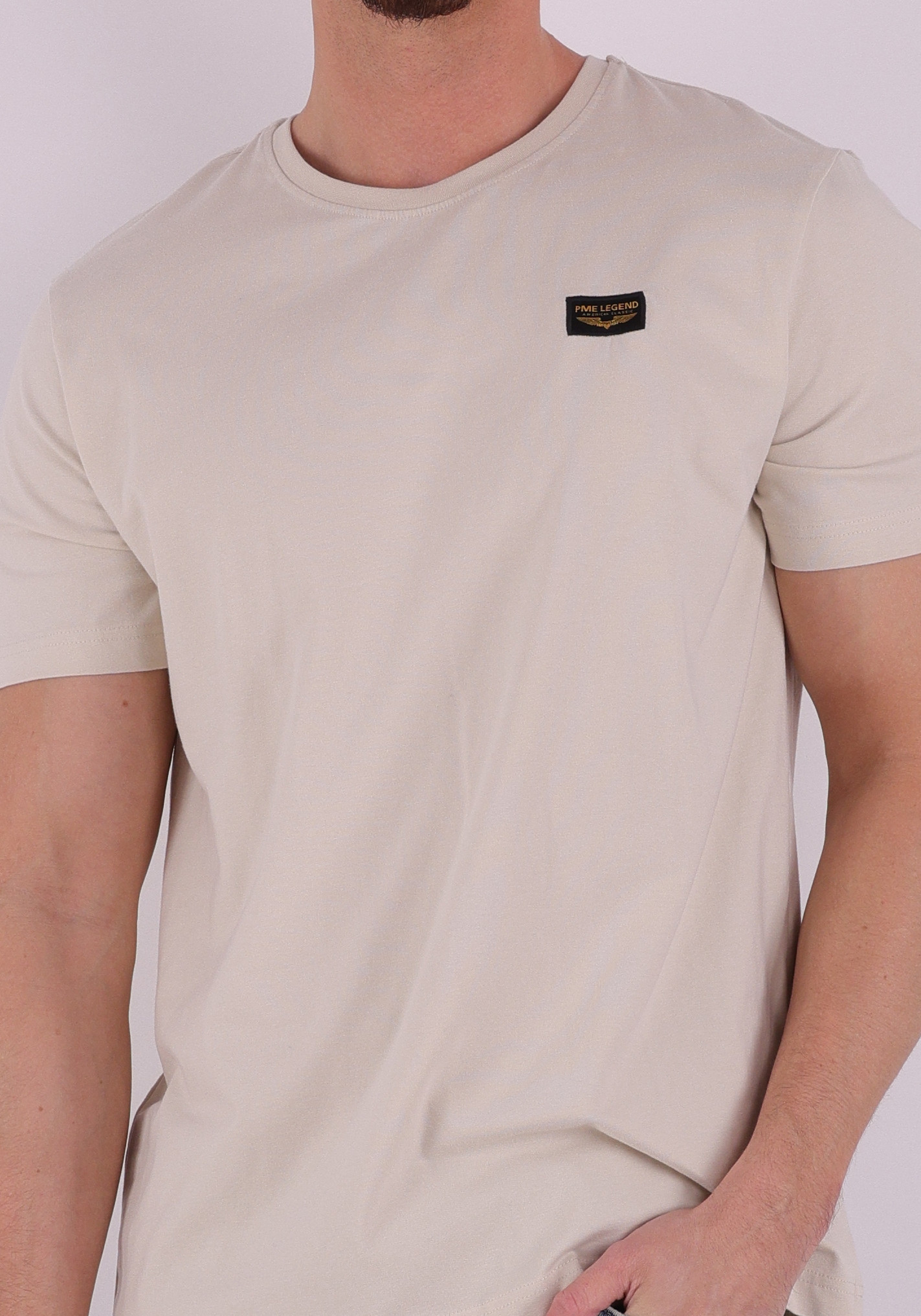 PME Legend T-shirt American classic PTSS2602599 Ecru