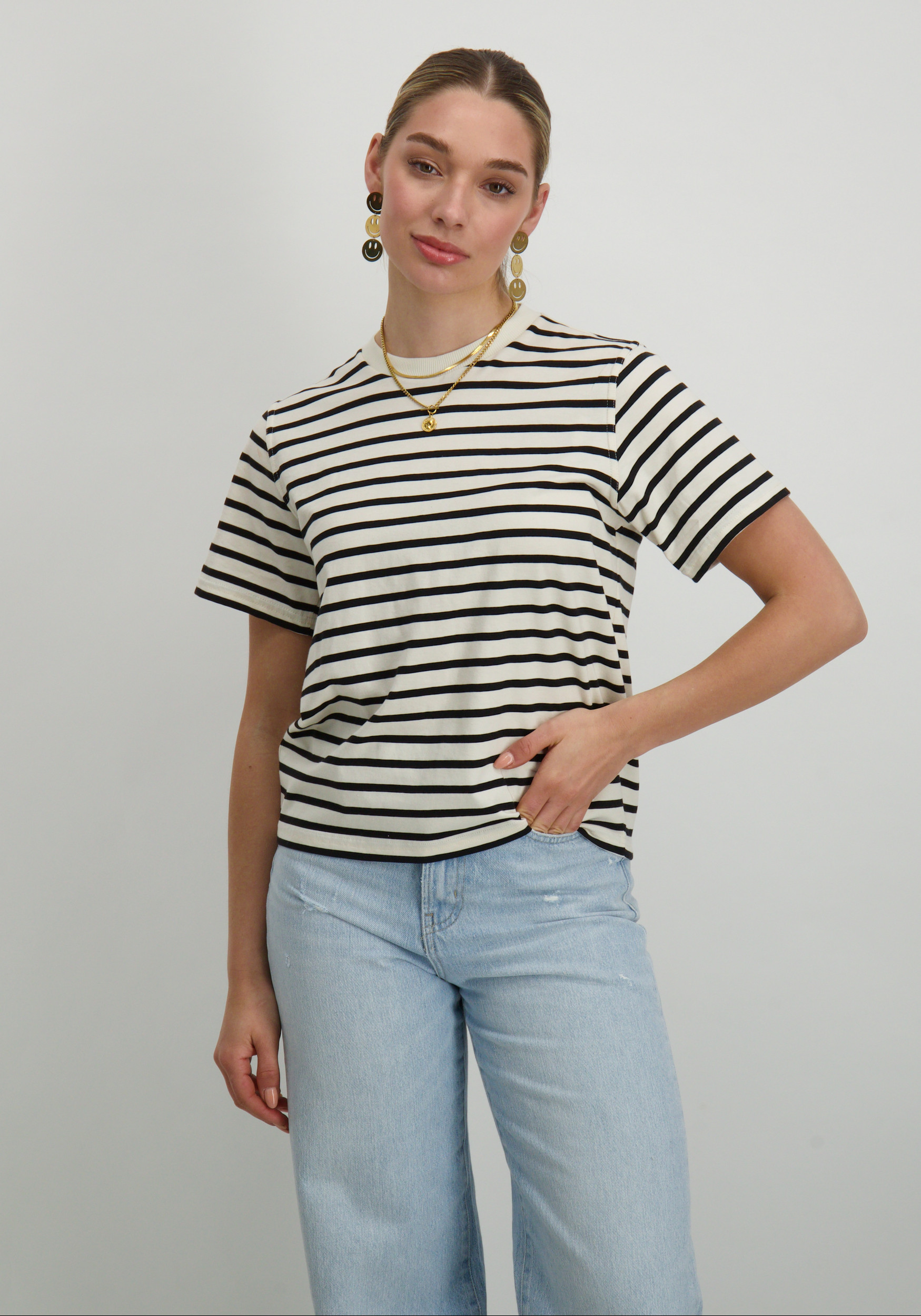 Only T-shirt Livina 15272227 Zwart