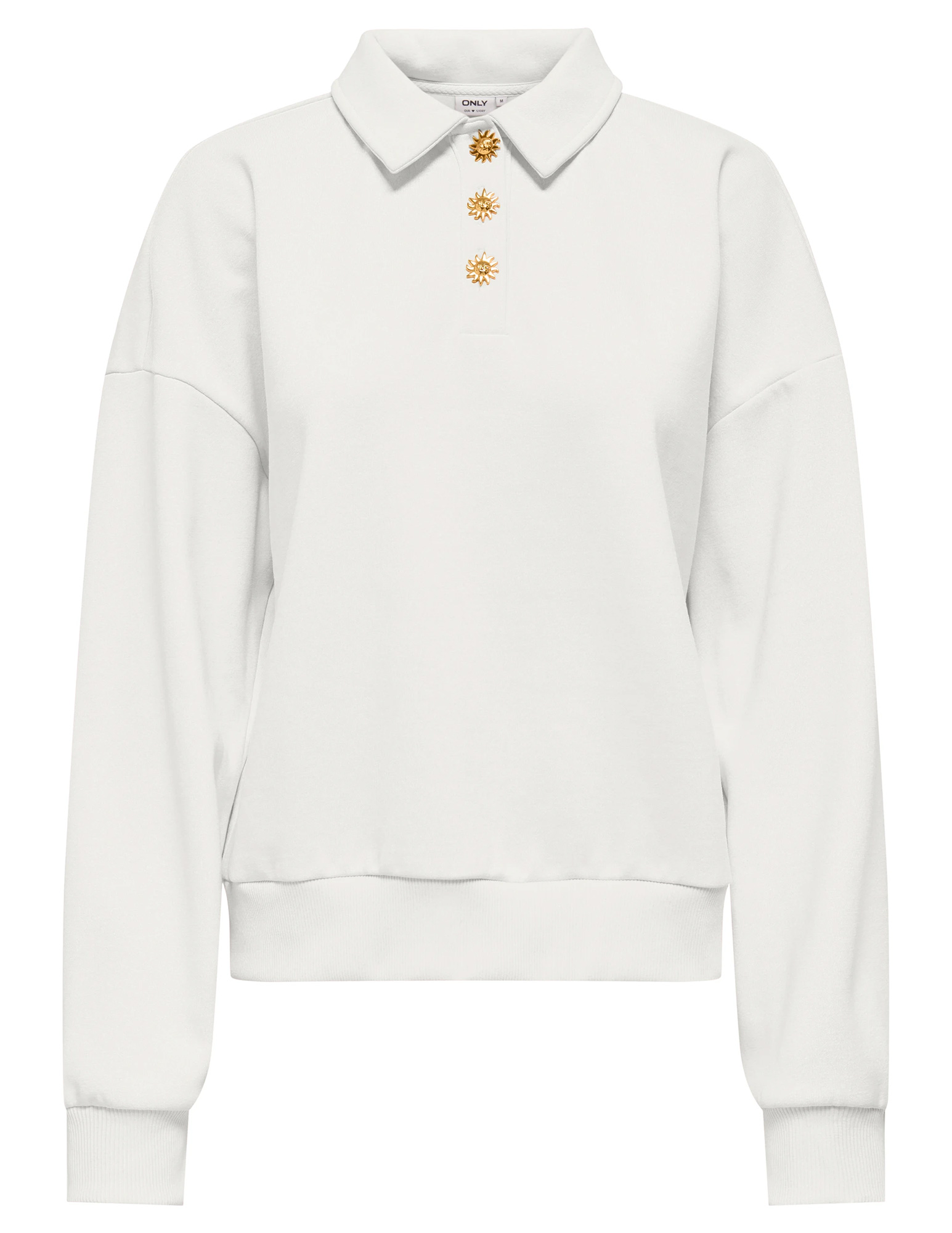 Only Polo sweater Agnes 15378310 Wit