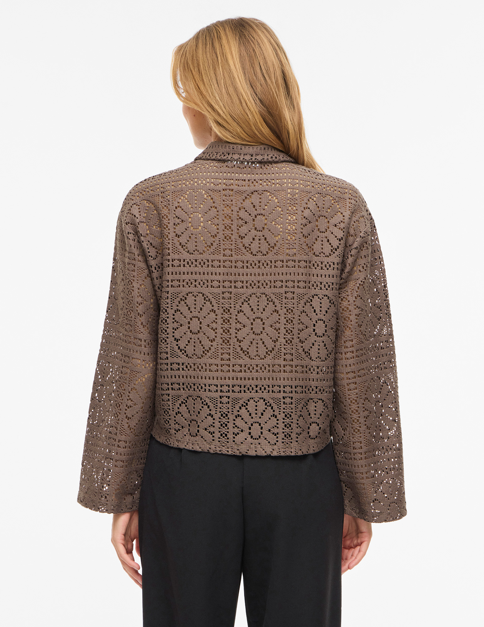 Vila Blouse Merinda 14105211 Bruin