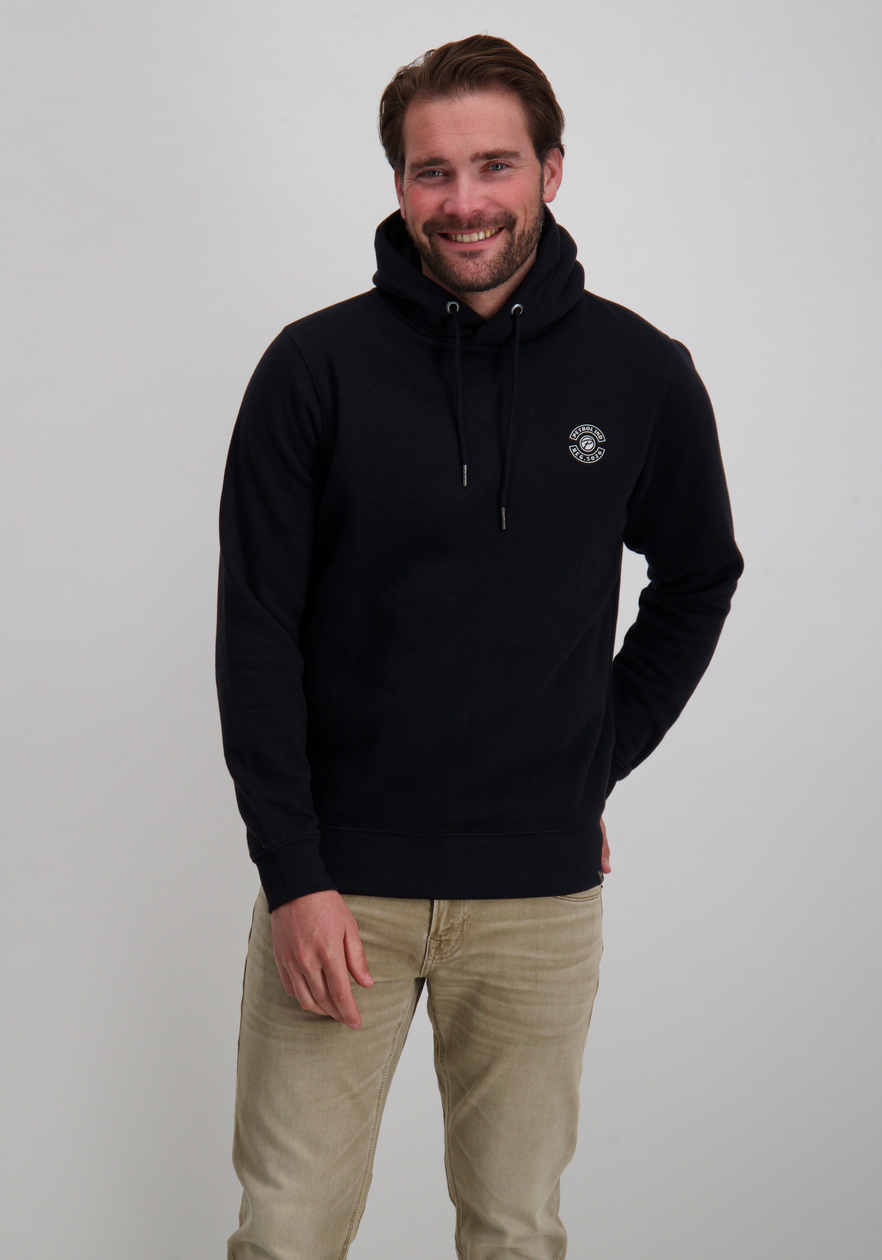 Petrol Sweater M-3050-SWH135 Zwart