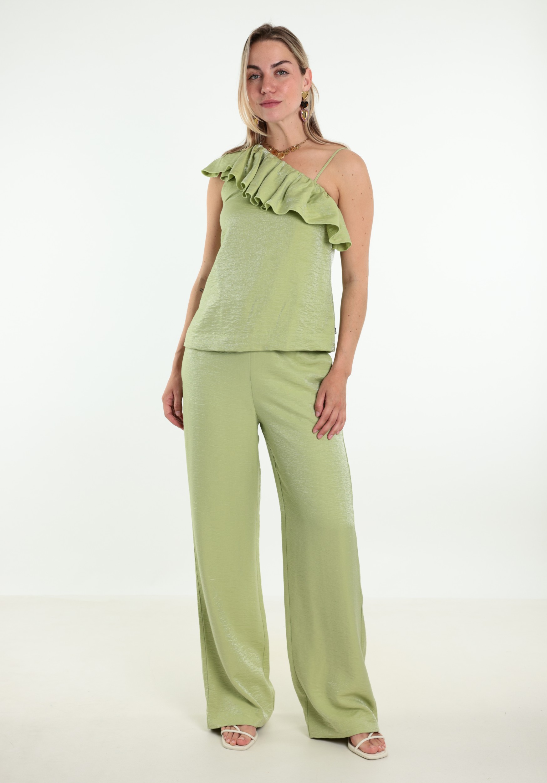 Jansen Amsterdam Top VIE SS26.4 Groen