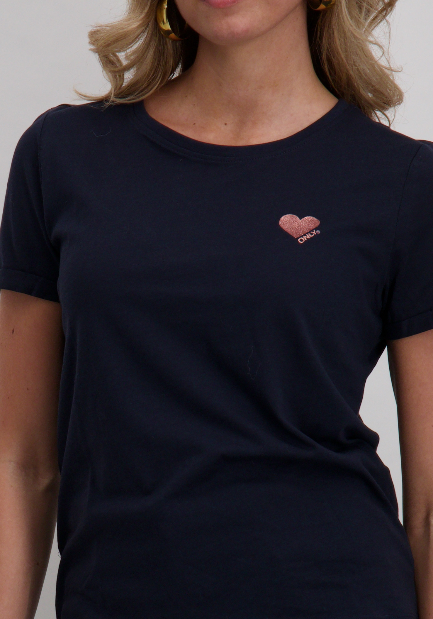 Only T-shirt Kita 15244714 Donker blauw