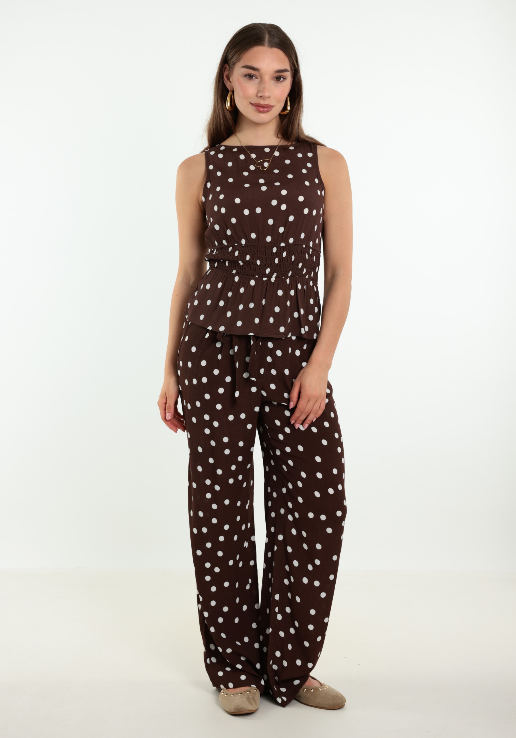 VERO MODA Top Elisa 10347963 Donker bruin