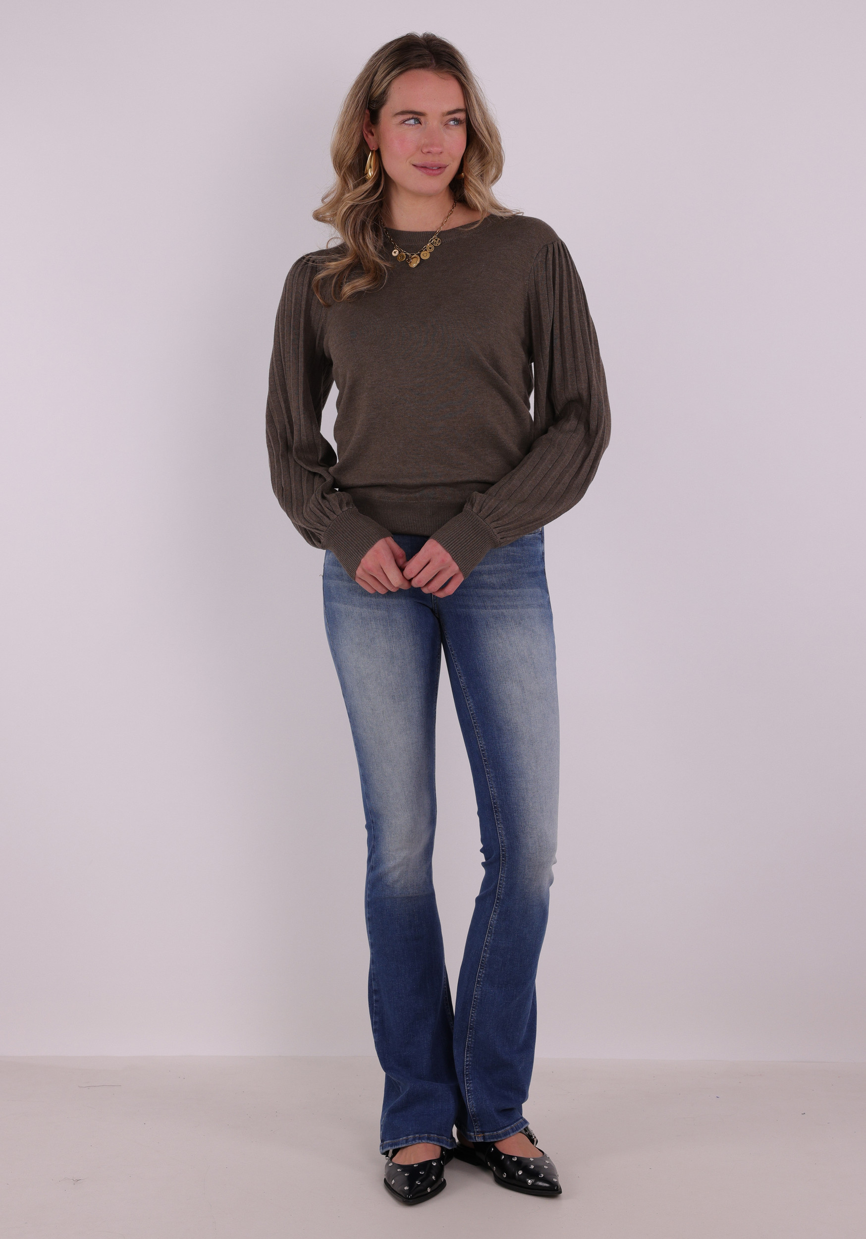 Kaffe Clothing Trui Lone 10507905 Midden bruin