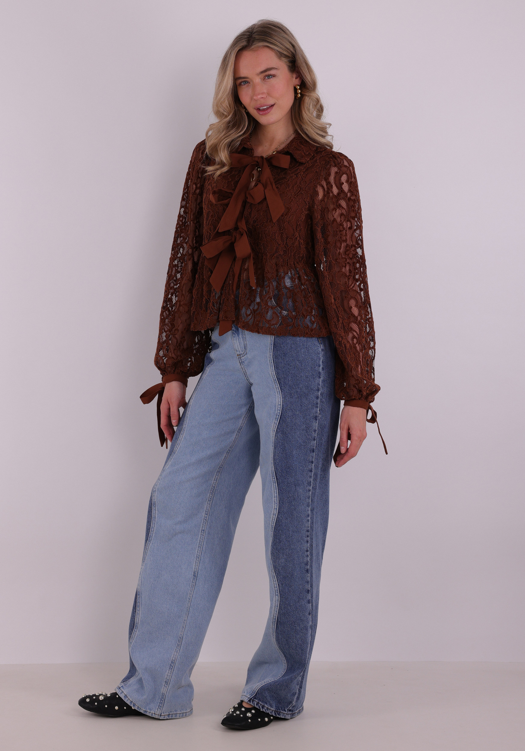 Harper & Yve Blouse Maral SS6P602 Bruin