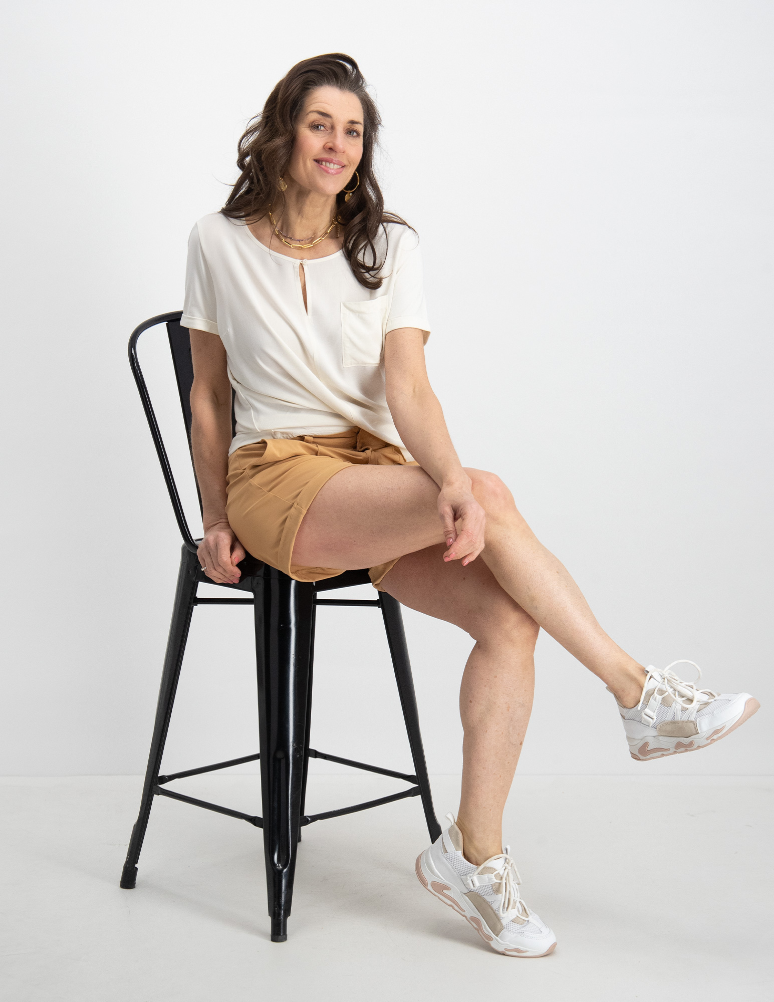 Tramontana Korte broek Q04-08-102 Licht bruin