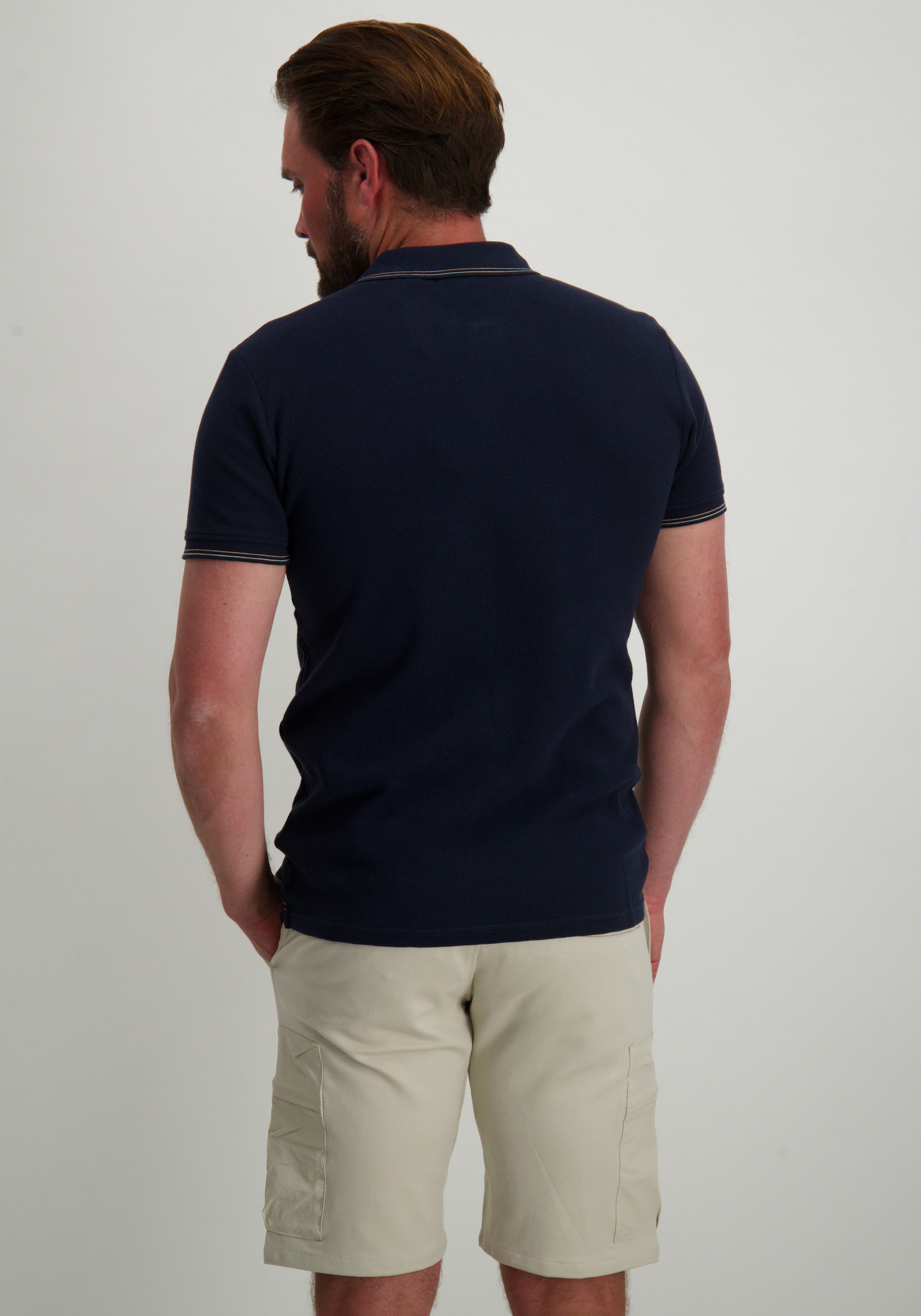 Petrol Polo korte mouw M-1050-POL919 Donker blauw