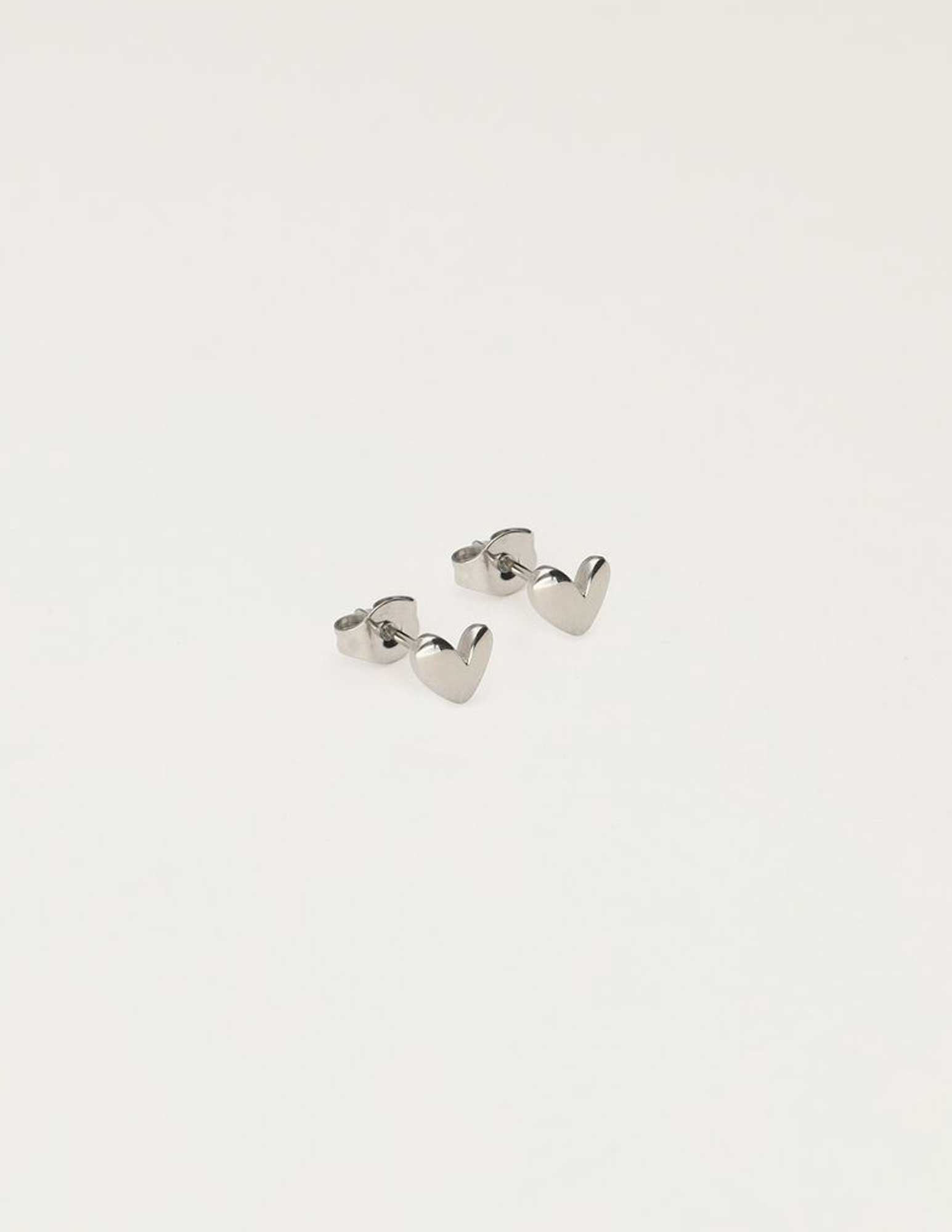 My Jewellery Studs hart groot MJ10321 Zilver